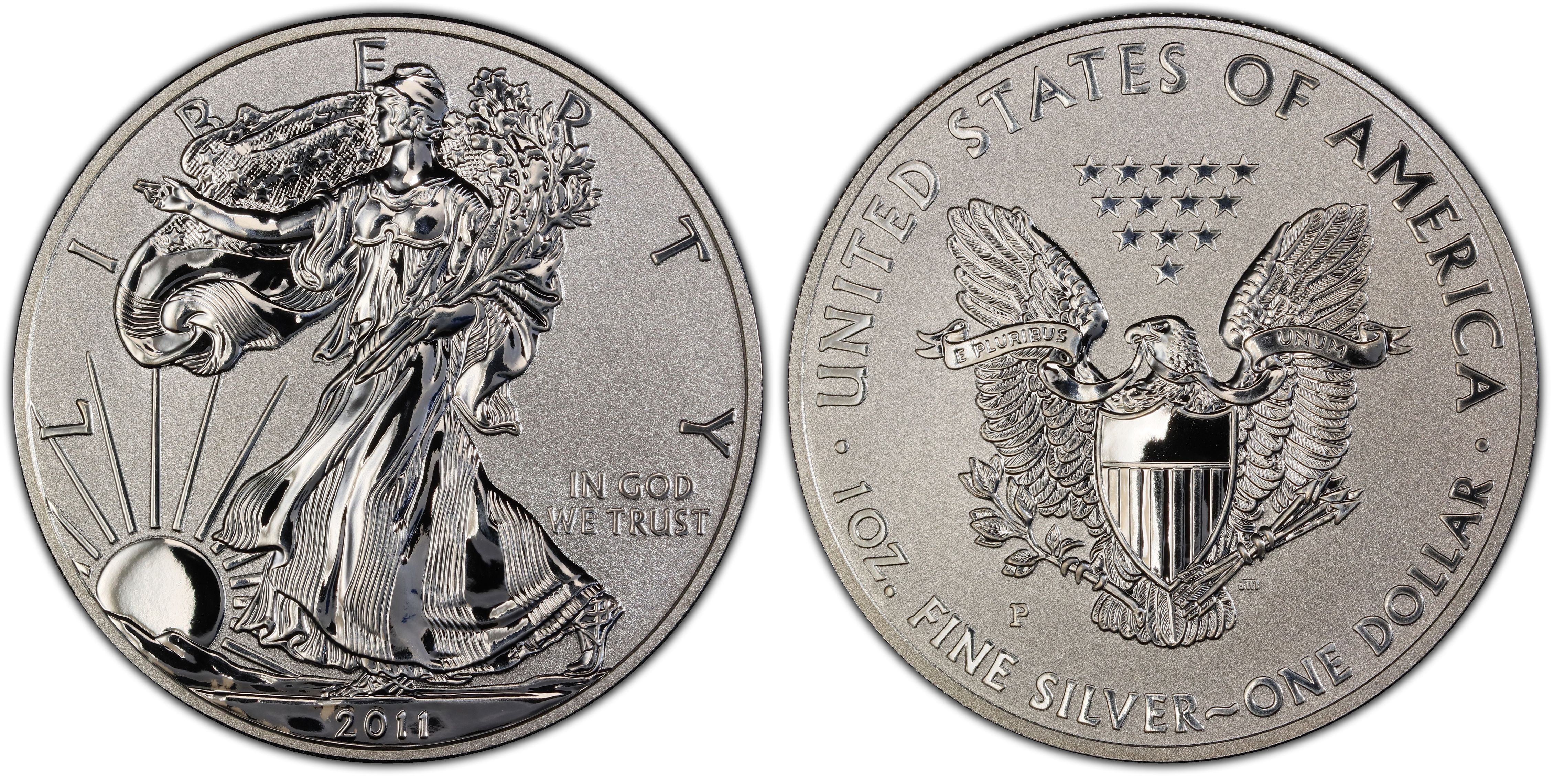 2011-P $1 Silver Eagle Rev PR 25th Anniversary Set (Proof) Silver