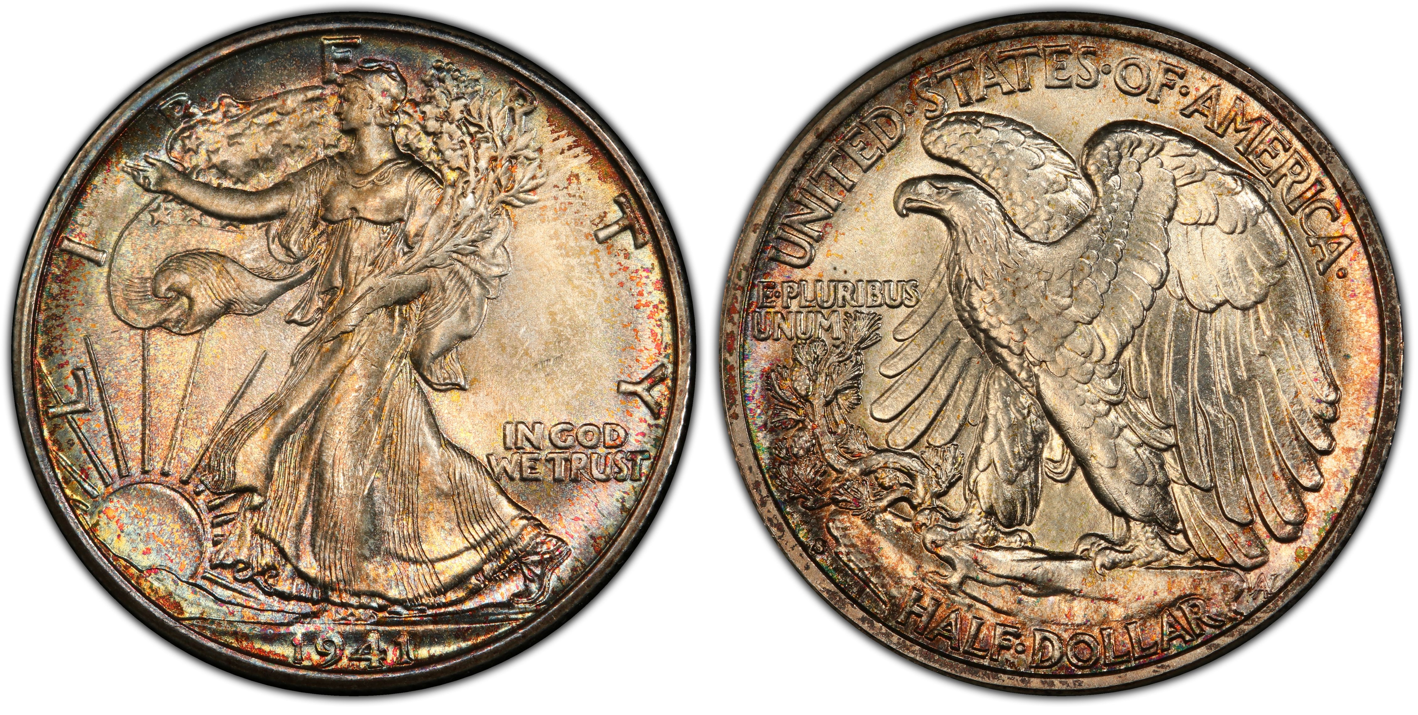 1941-S 50C (Regular Strike) Walking Liberty Half Dollar - PCGS