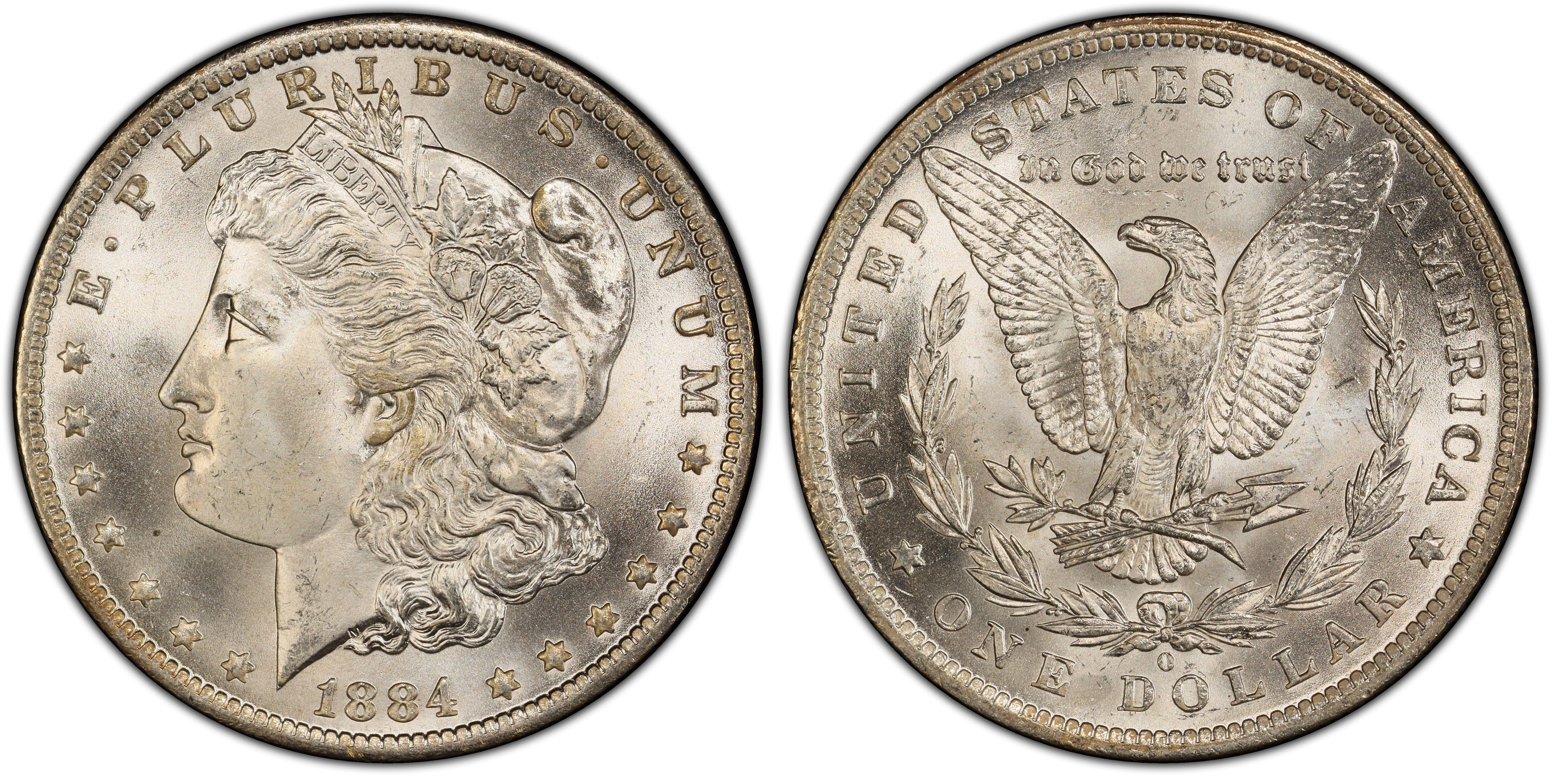 1884-O/O $1 (Regular Strike) Morgan Dollar - PCGS CoinFacts