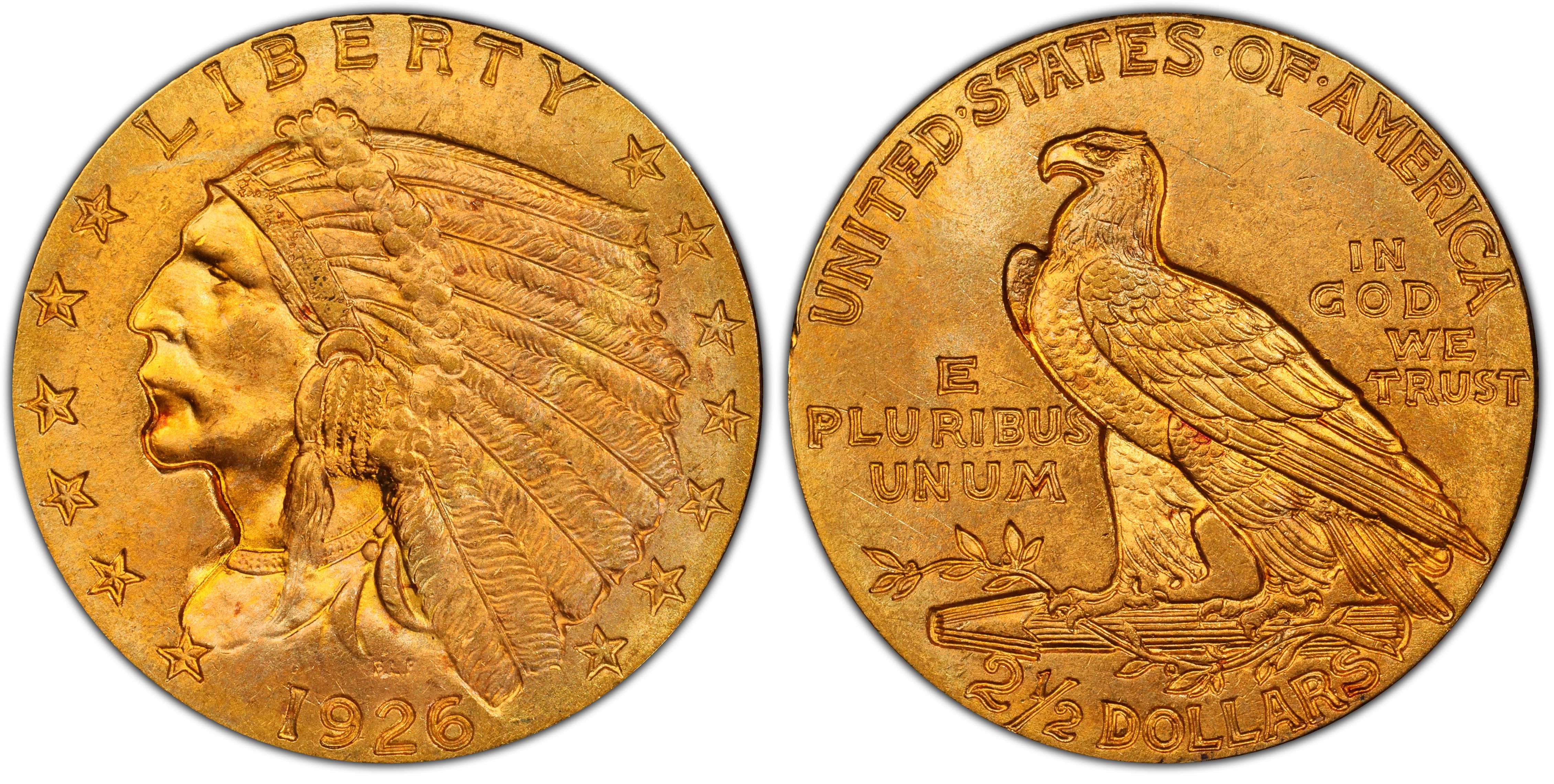 1926 $2.50 (Regular Strike) Indian $2.5 - PCGS CoinFacts