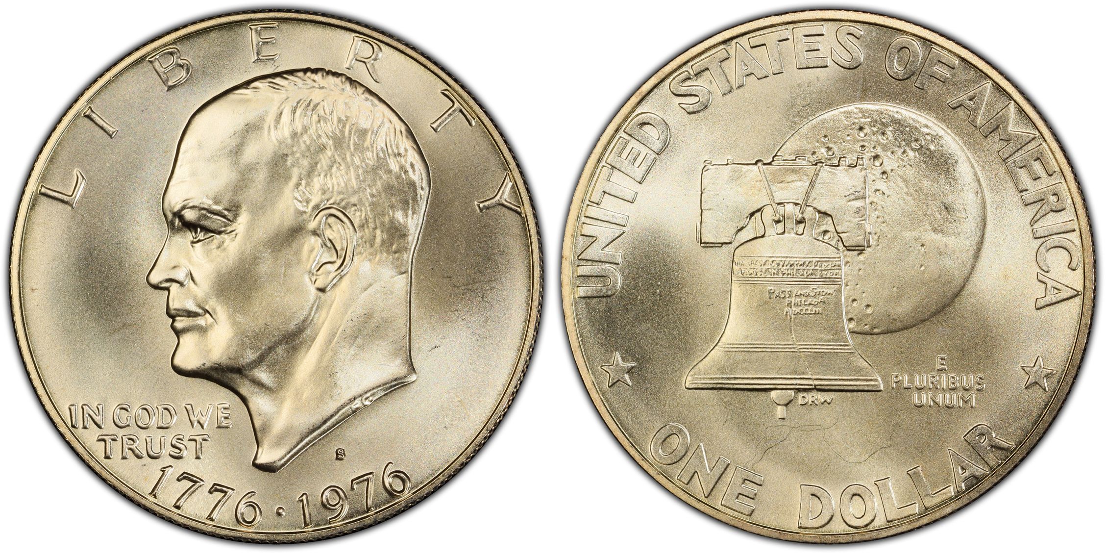 1976-S $1 Silver (Regular Strike) Ike Dollar - PCGS CoinFacts