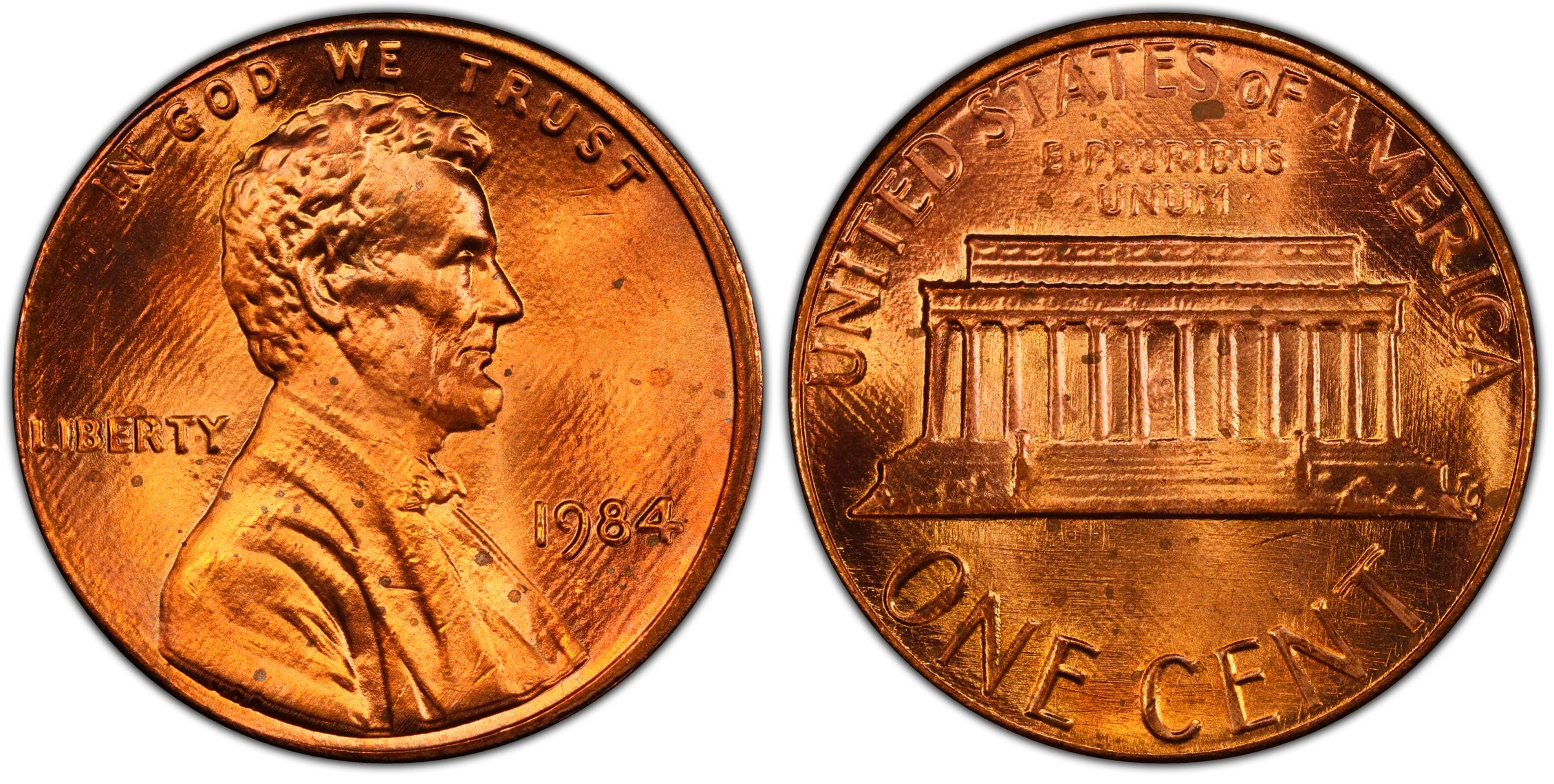 1984 1C DDO FS-102, RD (Regular Strike) Lincoln Cent (Modern) - PCGS ...