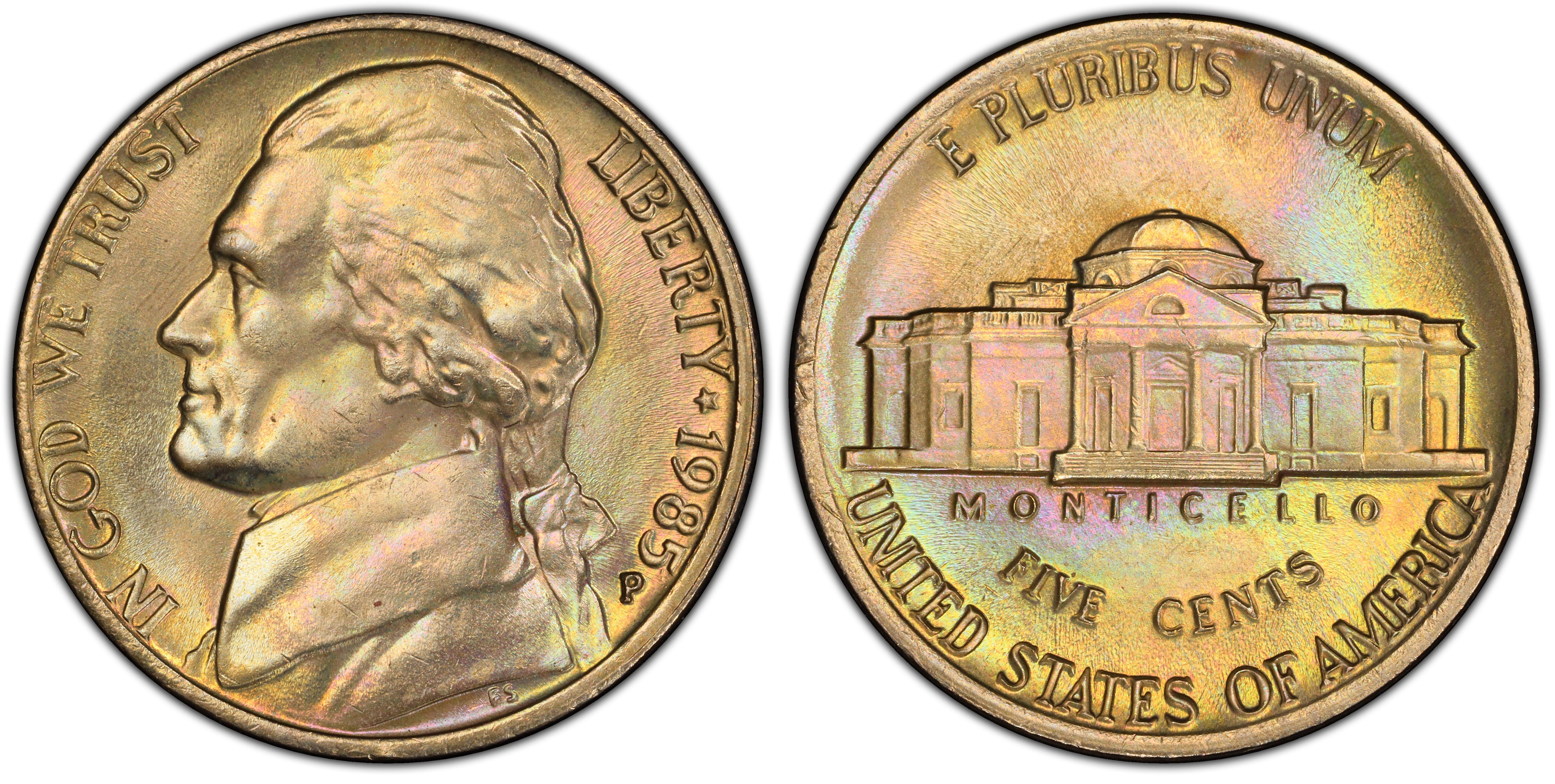 1985-P 5C, FS (Regular Strike) Jefferson Nickel - PCGS CoinFacts