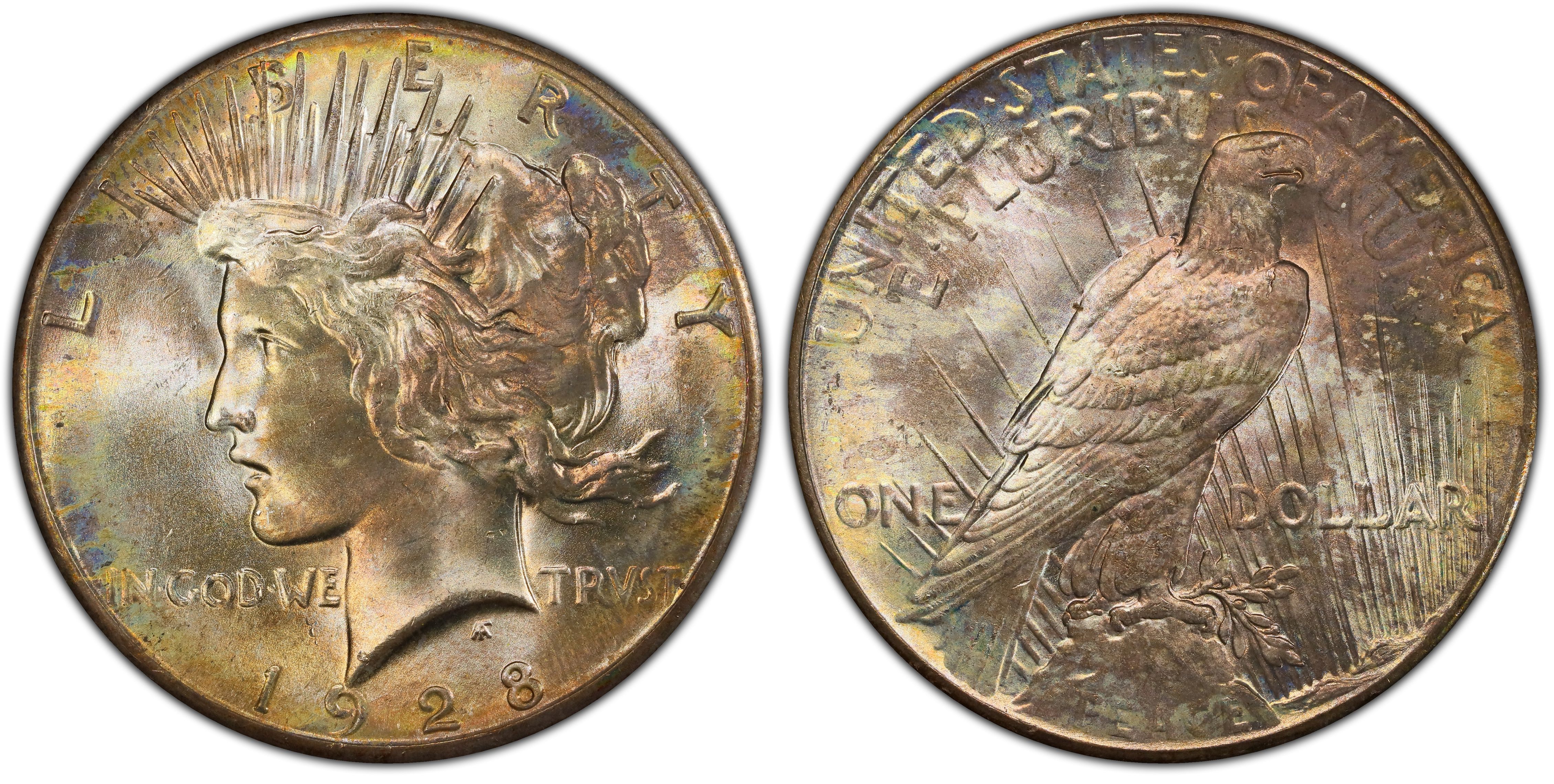 1928 $1 (Regular Strike) Peace Dollar - PCGS CoinFacts