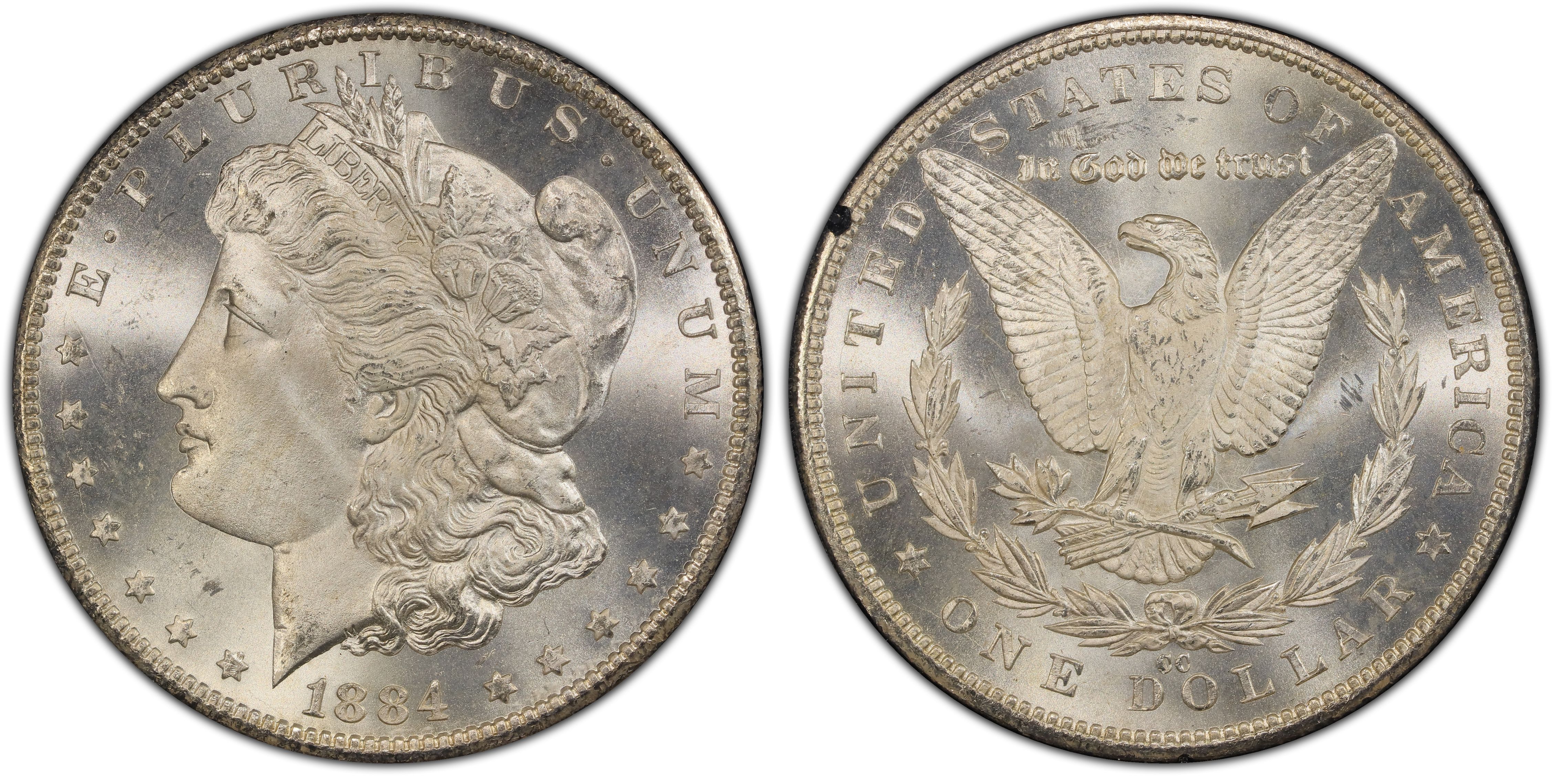 1884-CC $1 GSA Hoard (Regular Strike) Morgan Dollar - PCGS CoinFacts