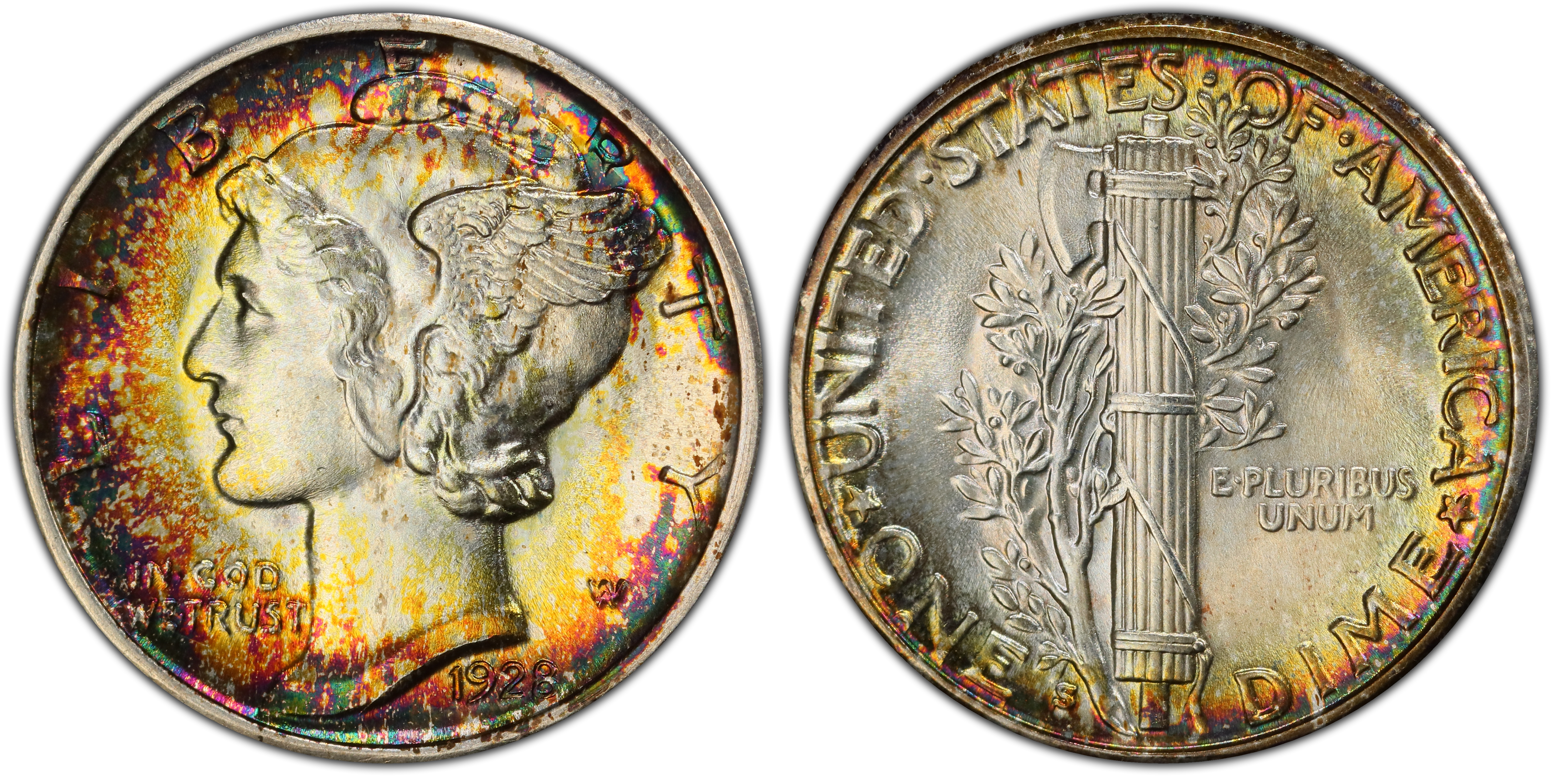 1928-S 10C, FB (Regular Strike) Mercury Dime - PCGS CoinFacts