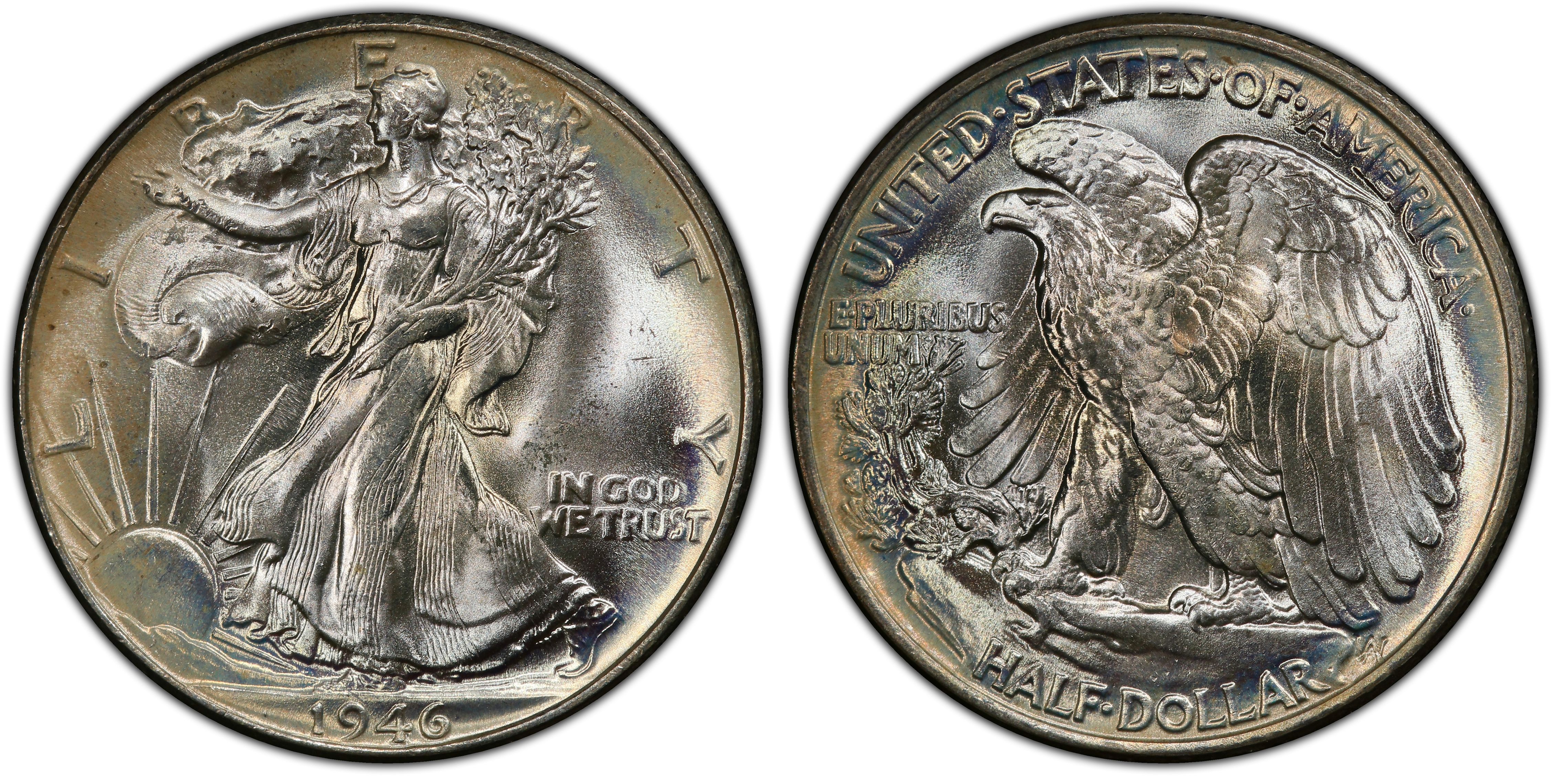 1946 50C (Regular Strike) Walking Liberty Half Dollar - PCGS CoinFacts