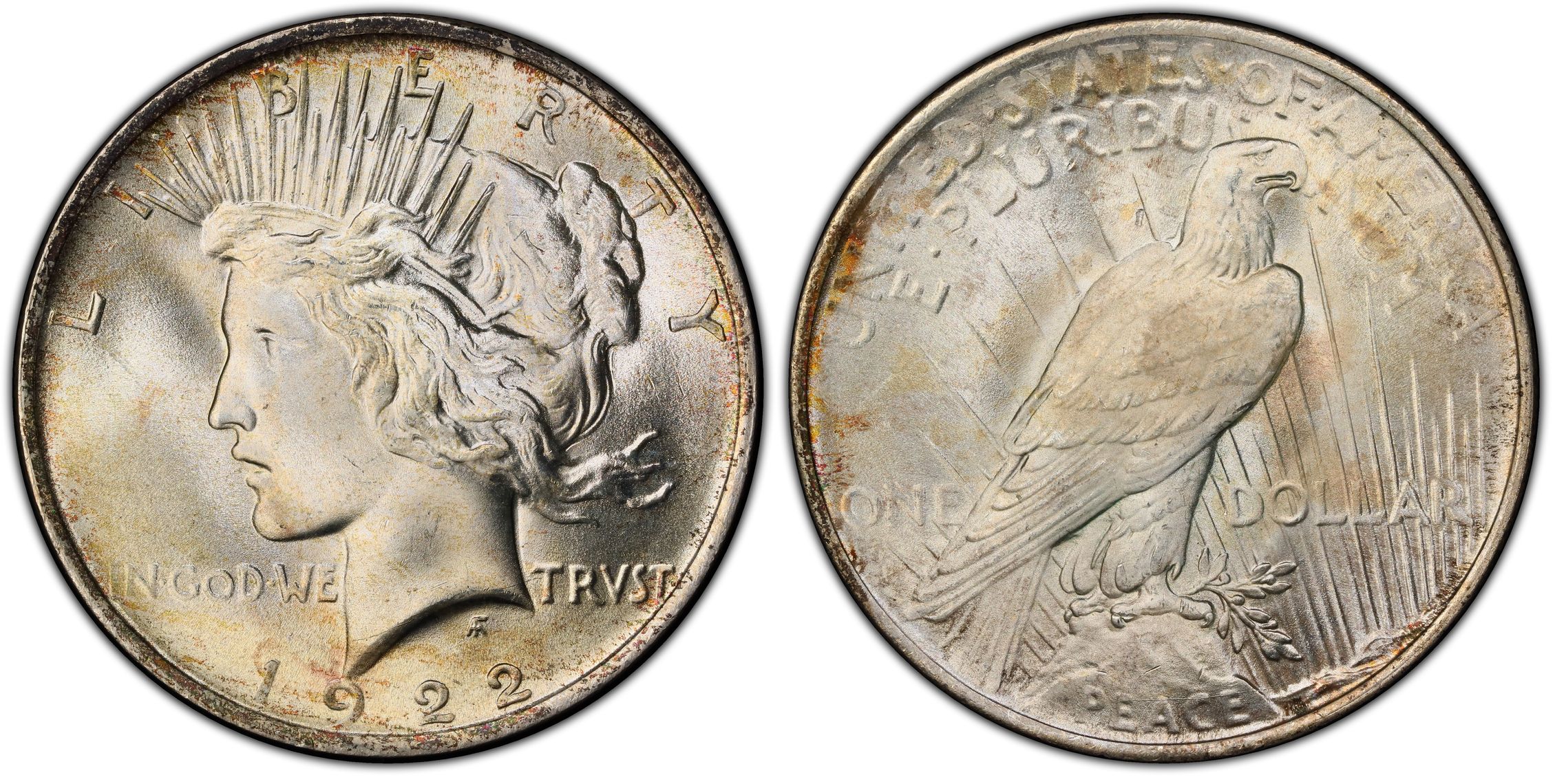 1922 $1 (Regular Strike) Peace Dollar - PCGS CoinFacts