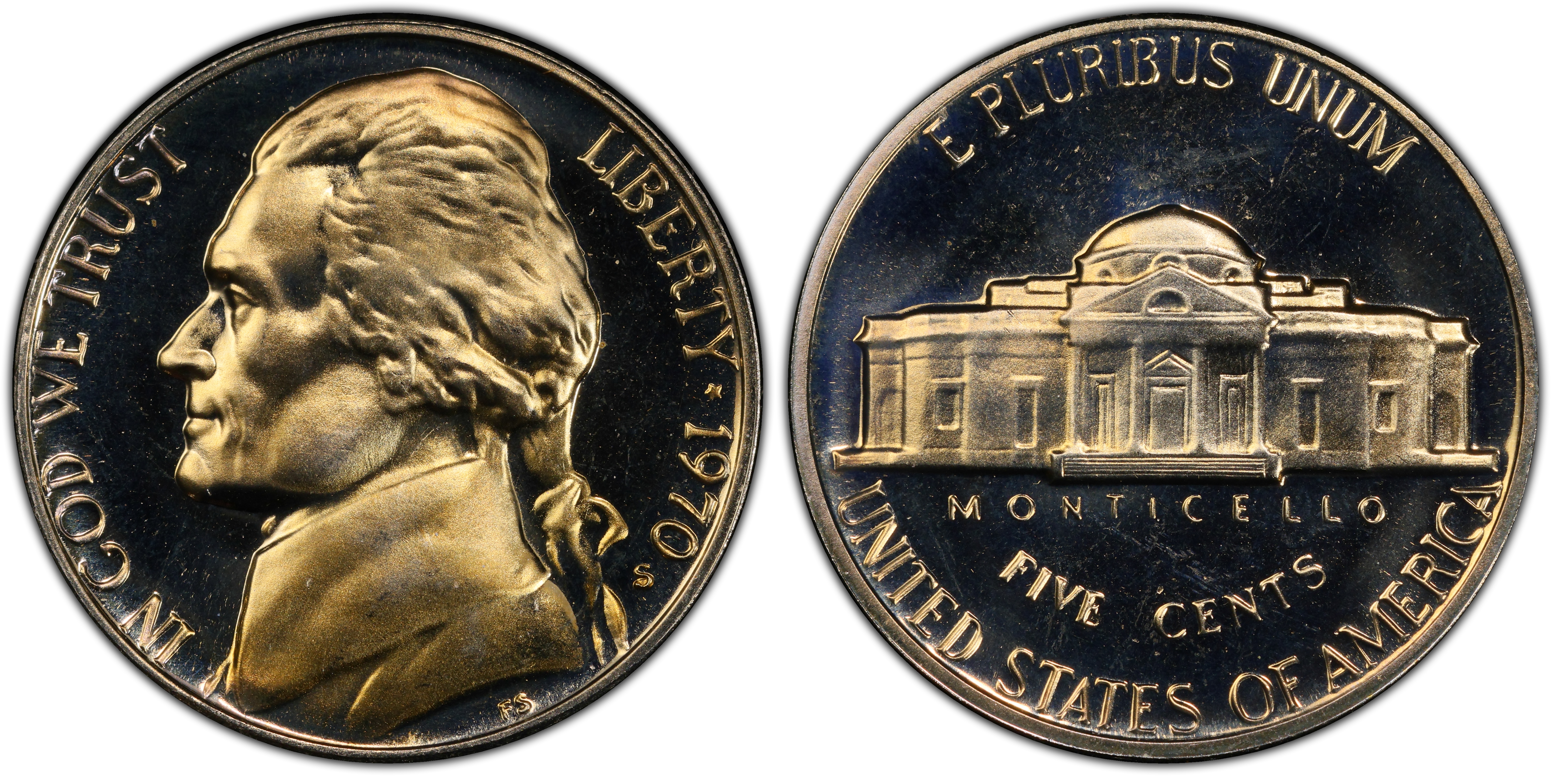 1970-S 5C, CAM (Proof) Jefferson Nickel - PCGS CoinFacts