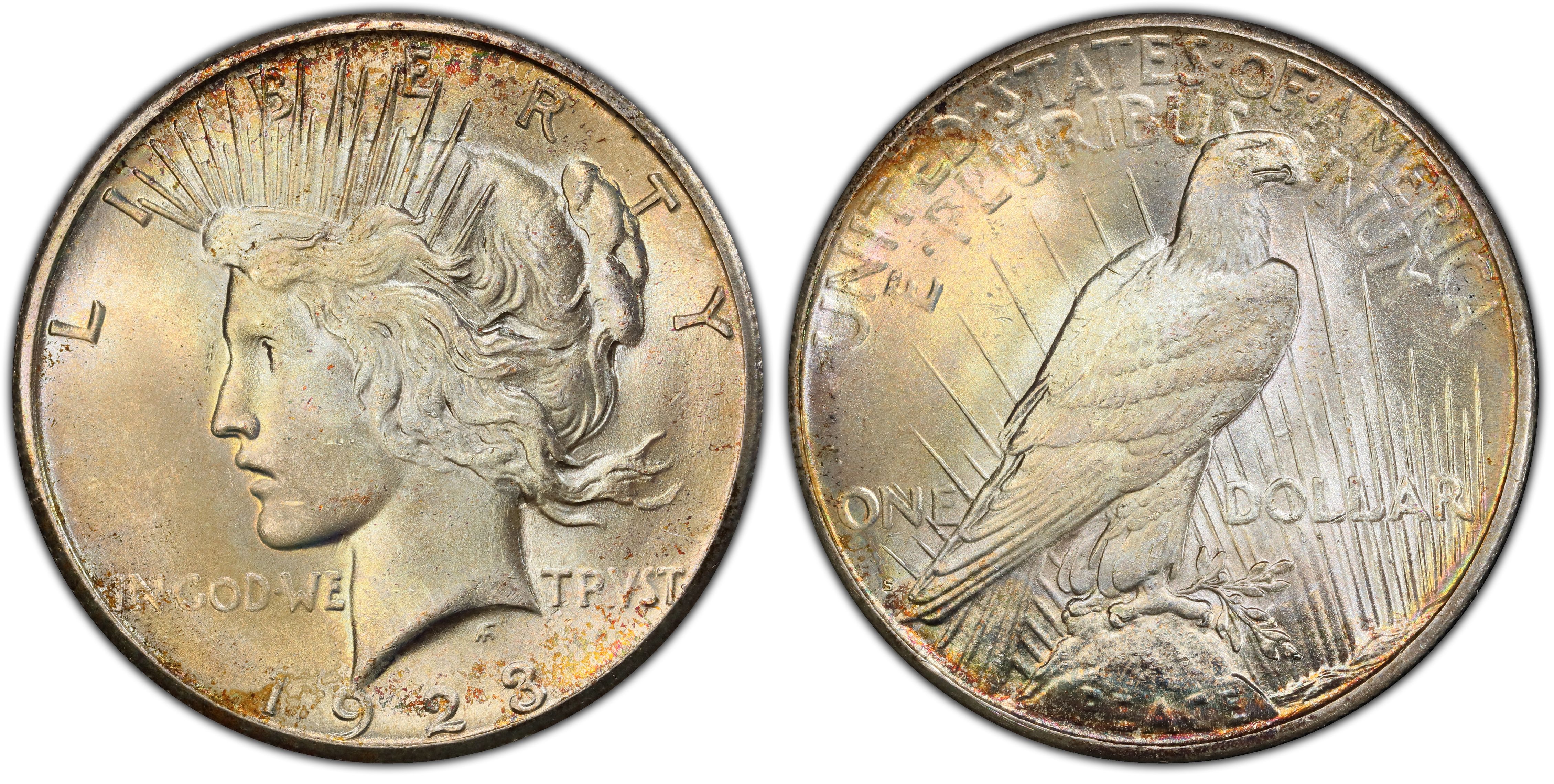 1923-S $1 (Regular Strike) Peace Dollar - PCGS CoinFacts