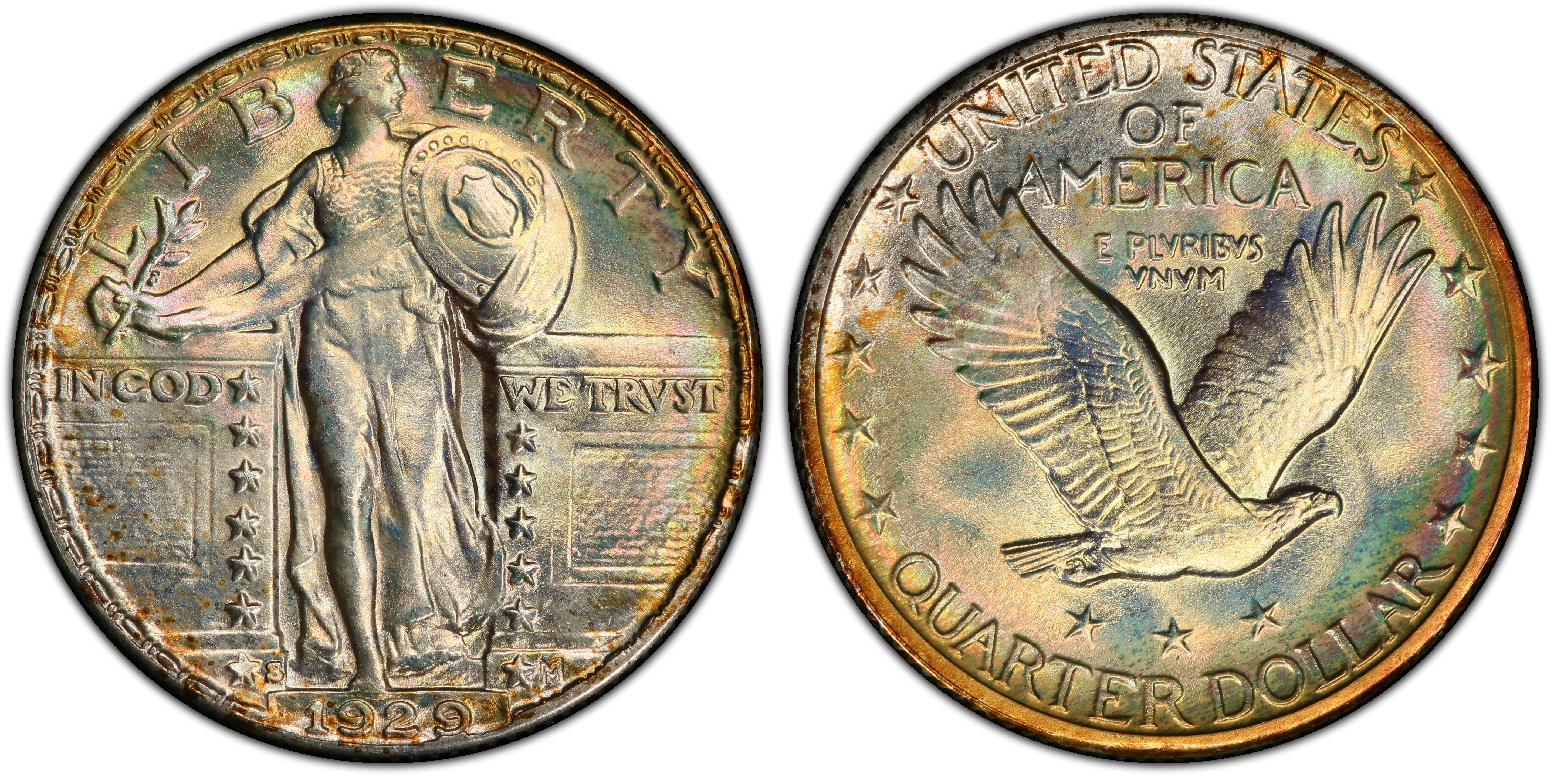 1929-S 25C (Regular Strike) Standing Liberty Quarter - PCGS CoinFacts