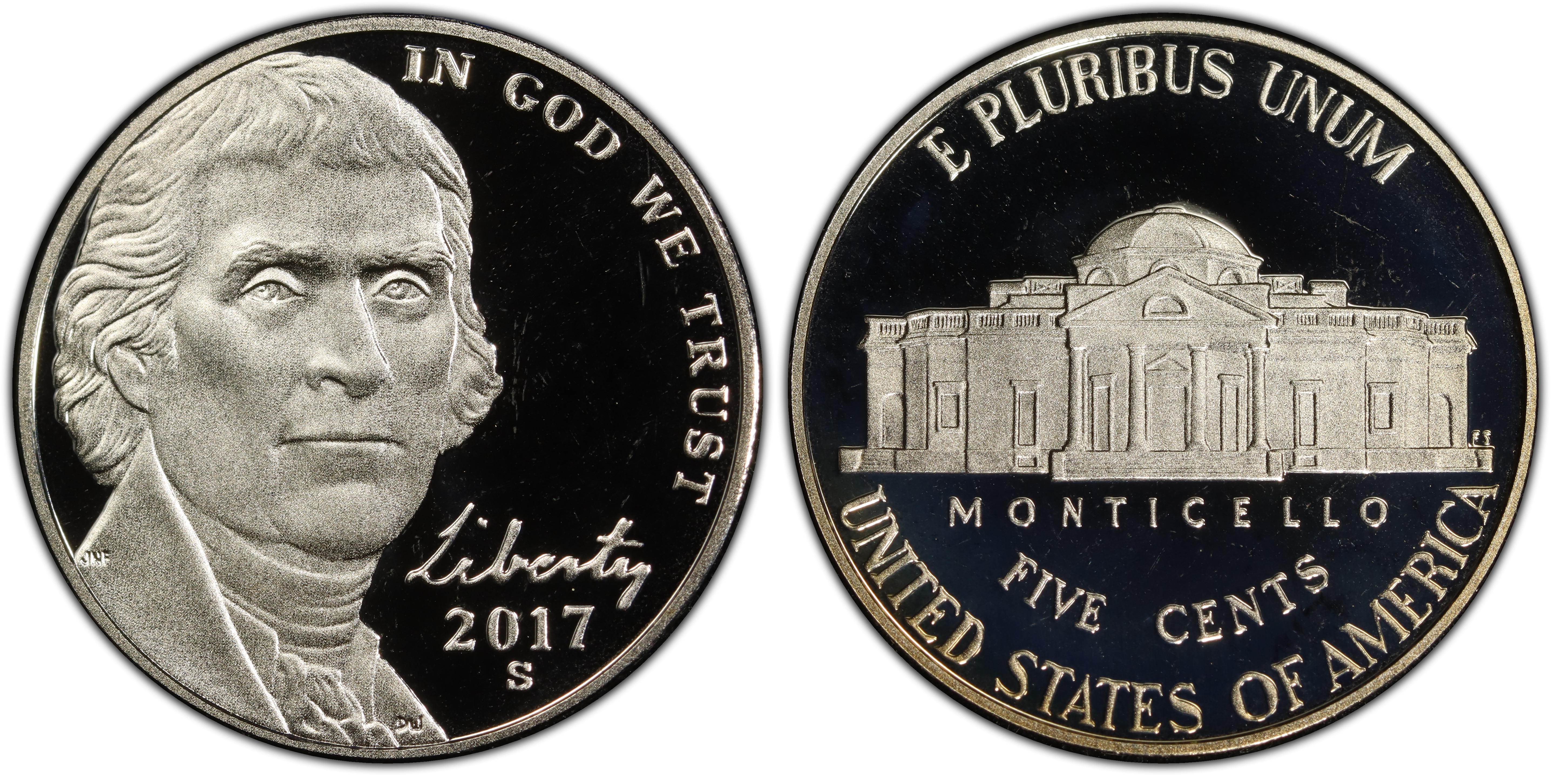 2017-S 5C, DCAM (Proof) Jefferson Nickel - PCGS CoinFacts