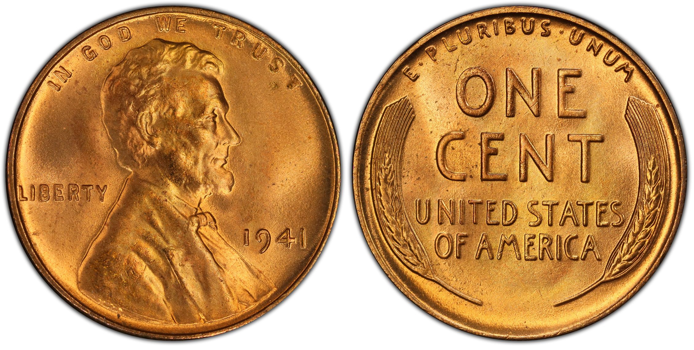 1941 1C DDO FS-101, RD (Regular Strike) Lincoln Cent (Wheat