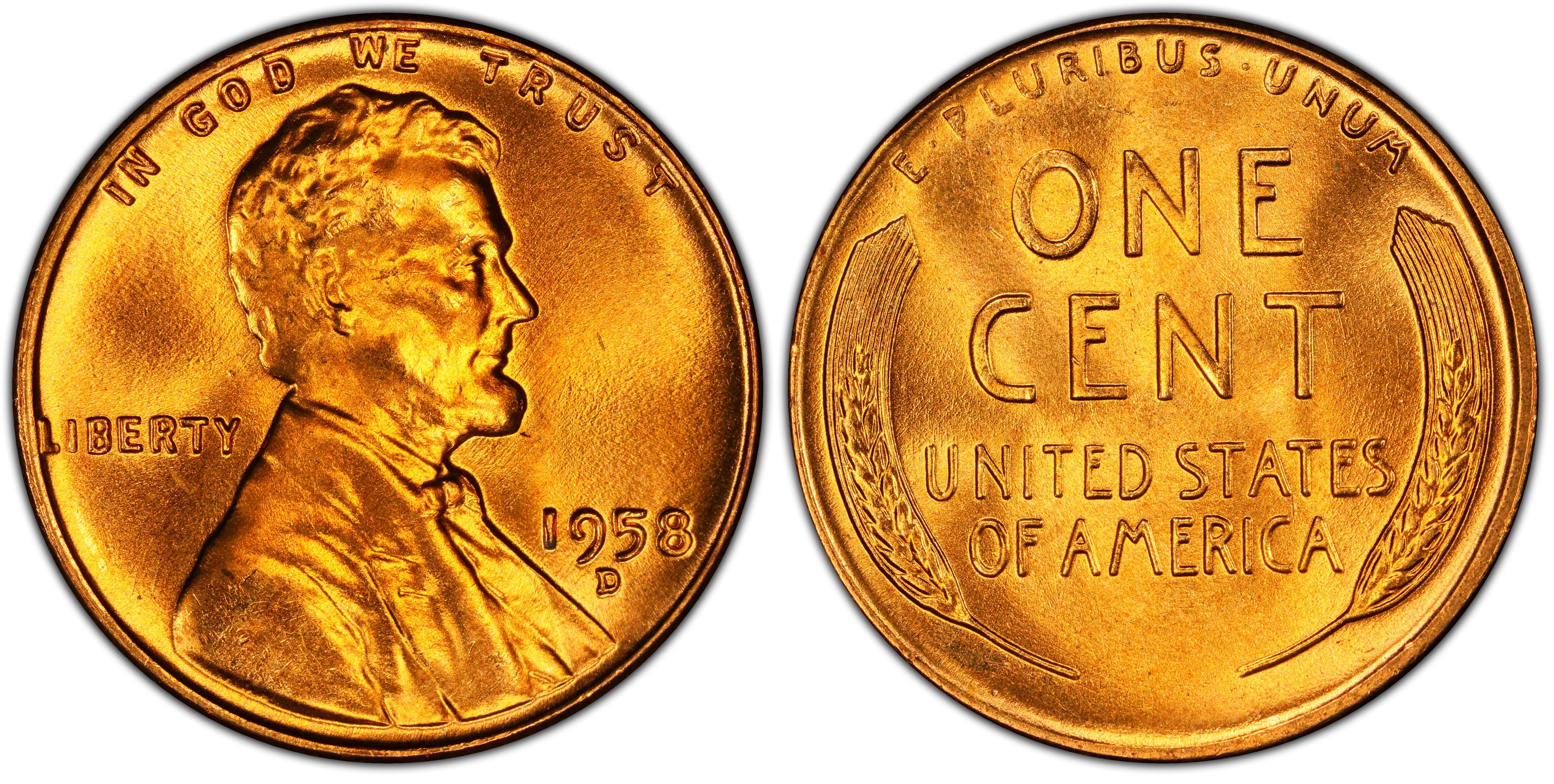 American Coin United States 1 Cent | Abraham Lincoln | Capitol | 1909 - 1958