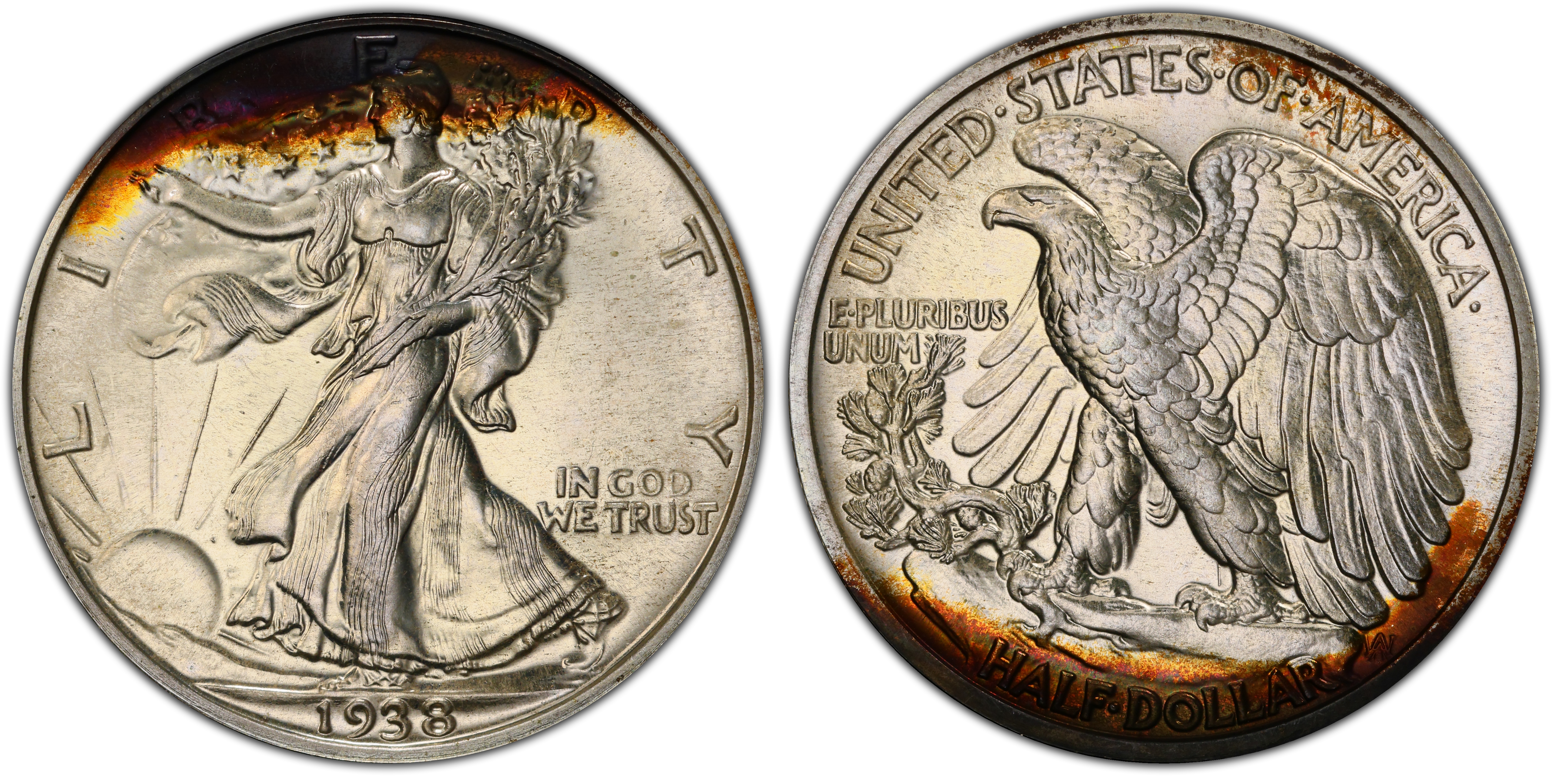 1938 50C Proof Walking Liberty Half Dollar PCGS CoinFacts