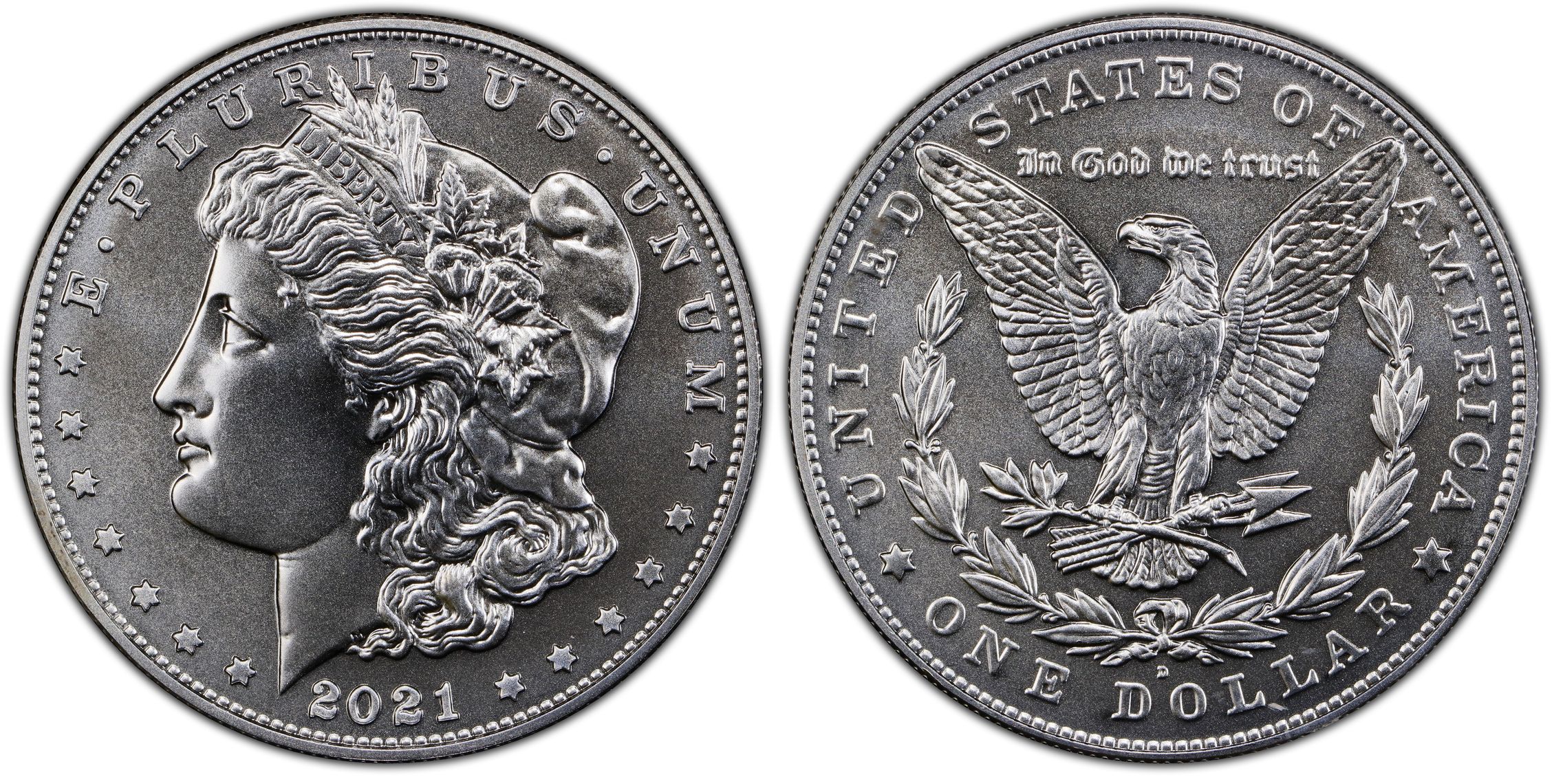 2021-D $1 Morgan Dollar 100th Anniversary (Regular Strike) Modern