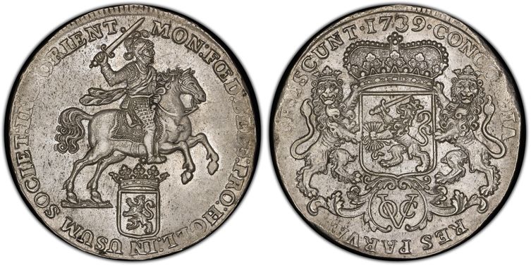 1739 VOC Ducaton KM-71 (Regular Strike) - PCGS ValueView™