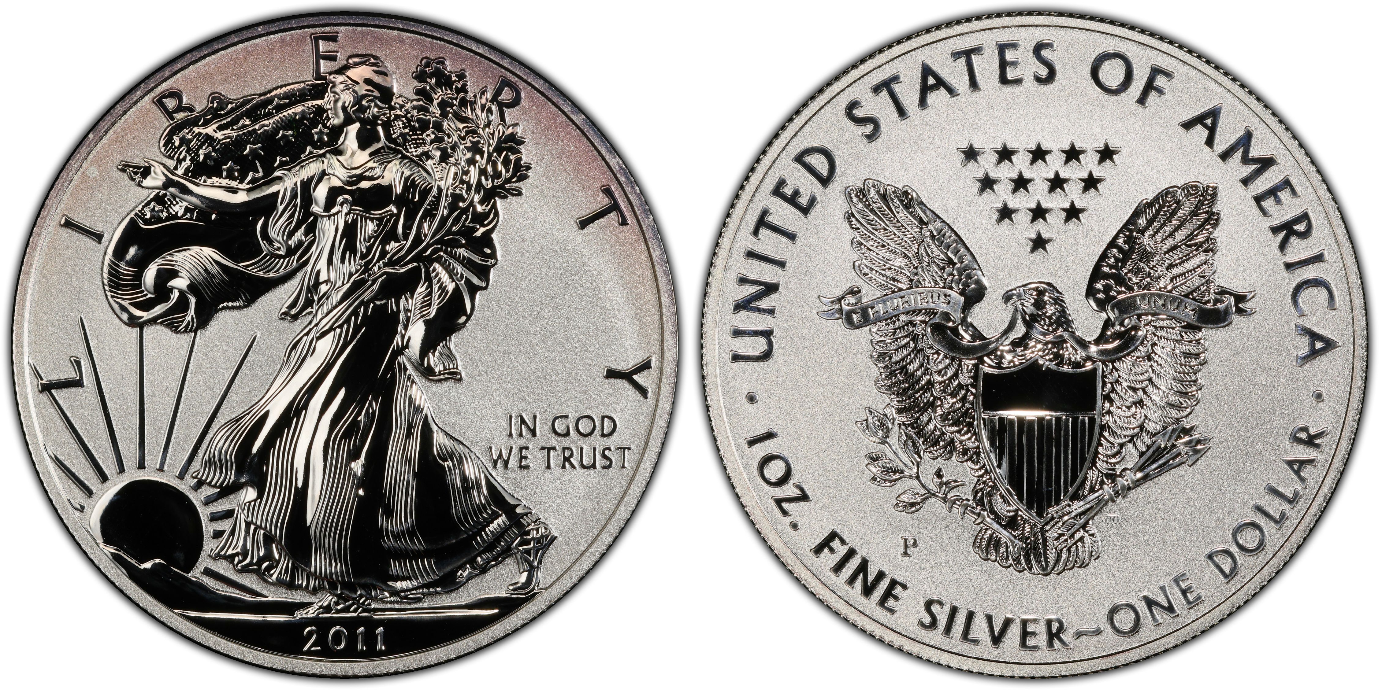 2011-P $1 Silver Eagle Rev PR 25th Anniversary Set (Proof) Silver