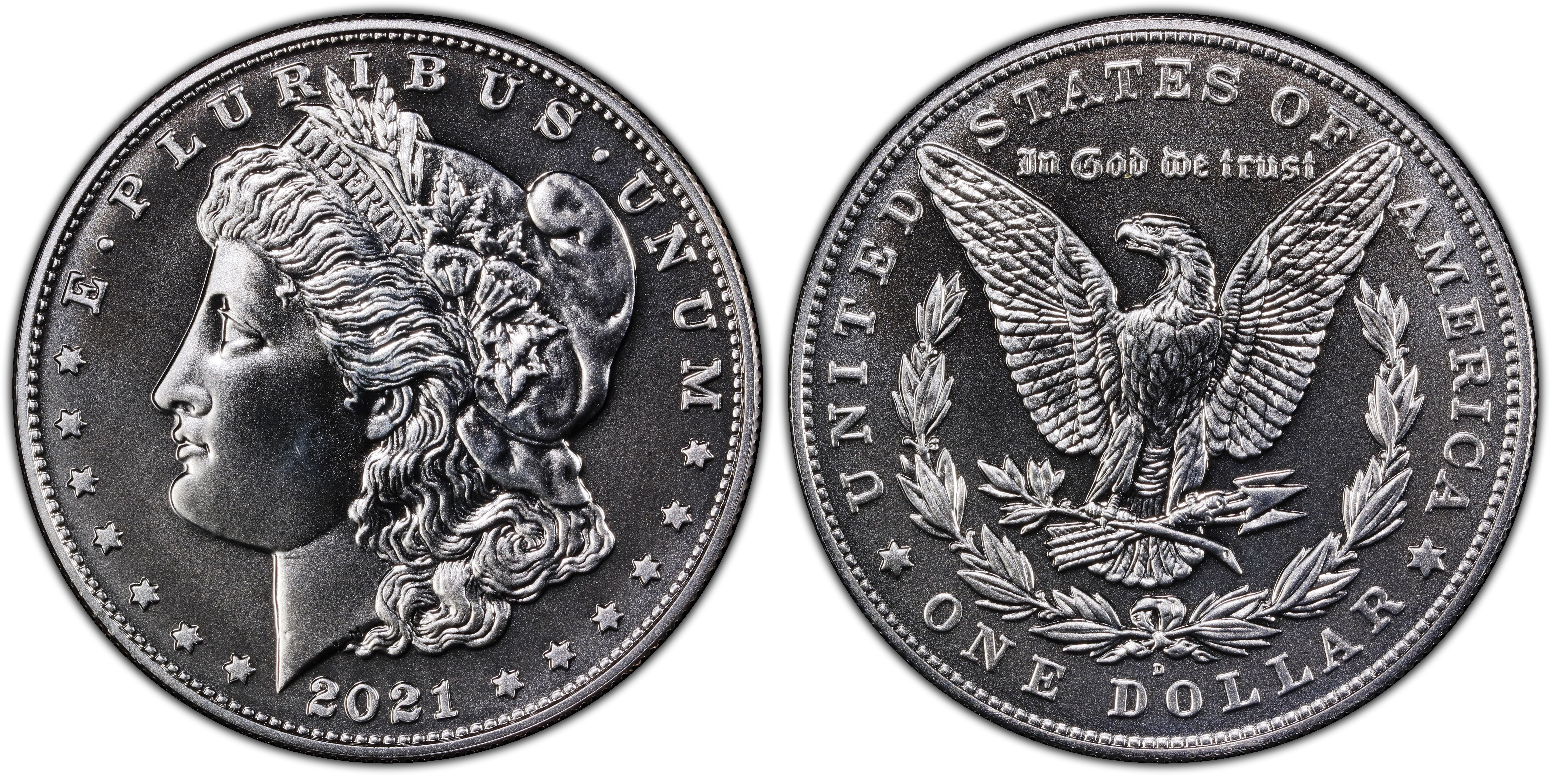 2021-D $1 Morgan Dollar 100th Anniversary (Regular Strike) Modern