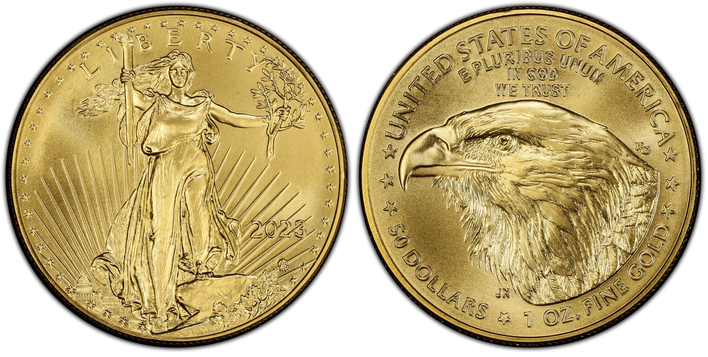 2023 50 Gold Eagle (Regular Strike) Gold Eagles PCGS CoinFacts