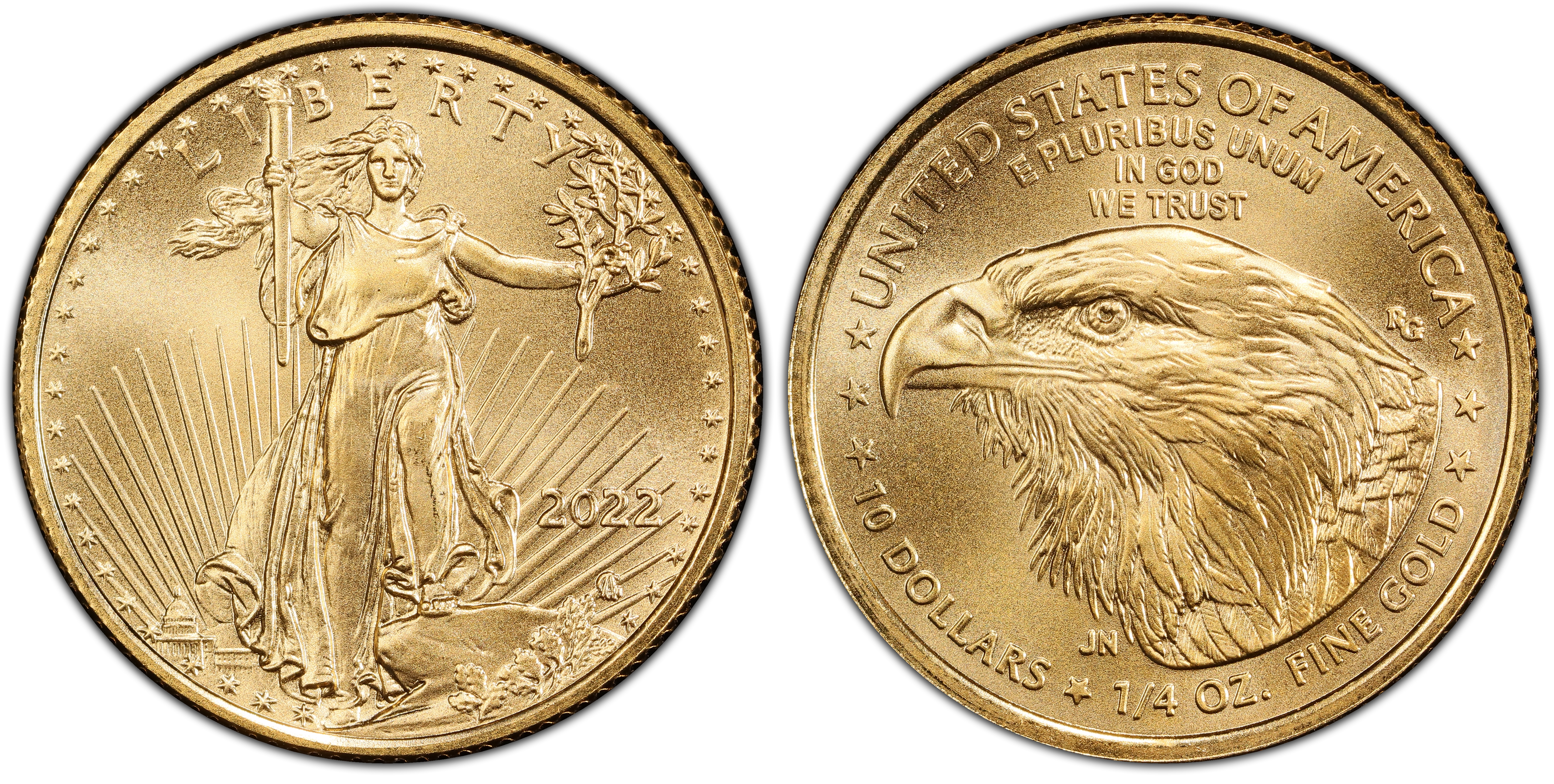 2022 10 Gold Eagle Regular Strike Gold Eagles PCGS CoinFacts