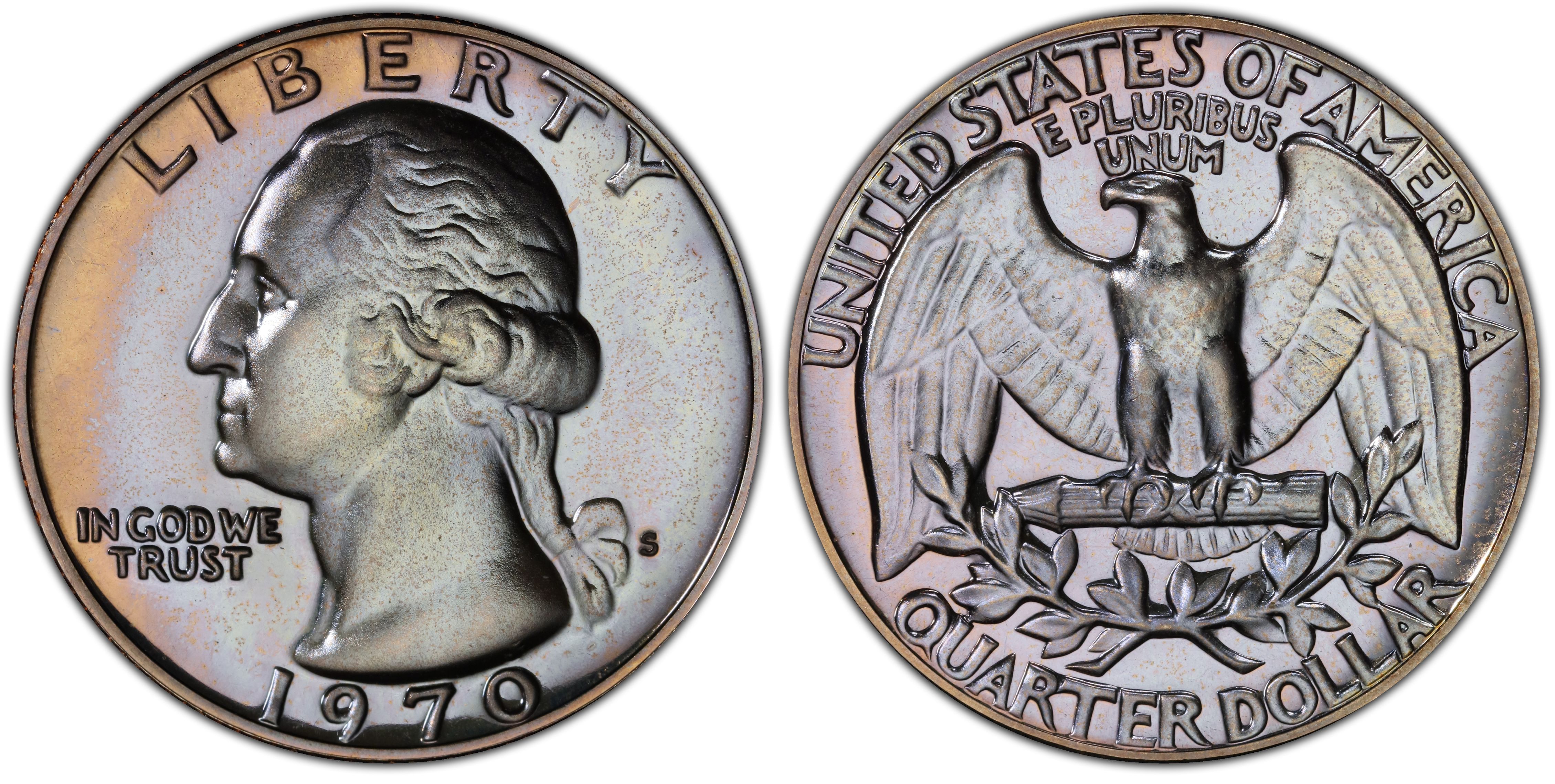 金貨 銀貨 アンティークコイン 1970 25C Washington Quarter Dollar P 
