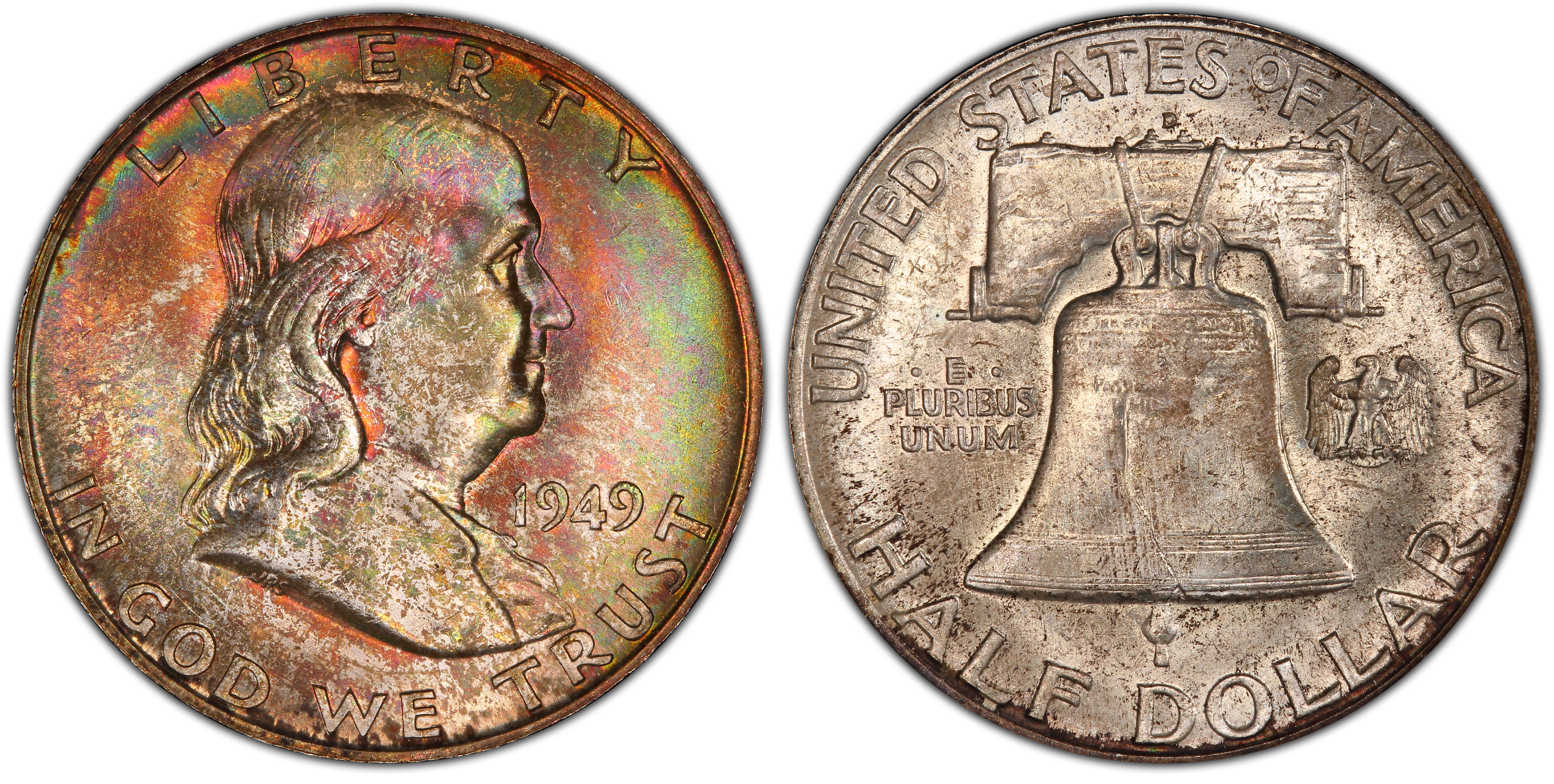 1949-D 50C, FBL (Regular Strike) Franklin Half Dollar - PCGS CoinFacts