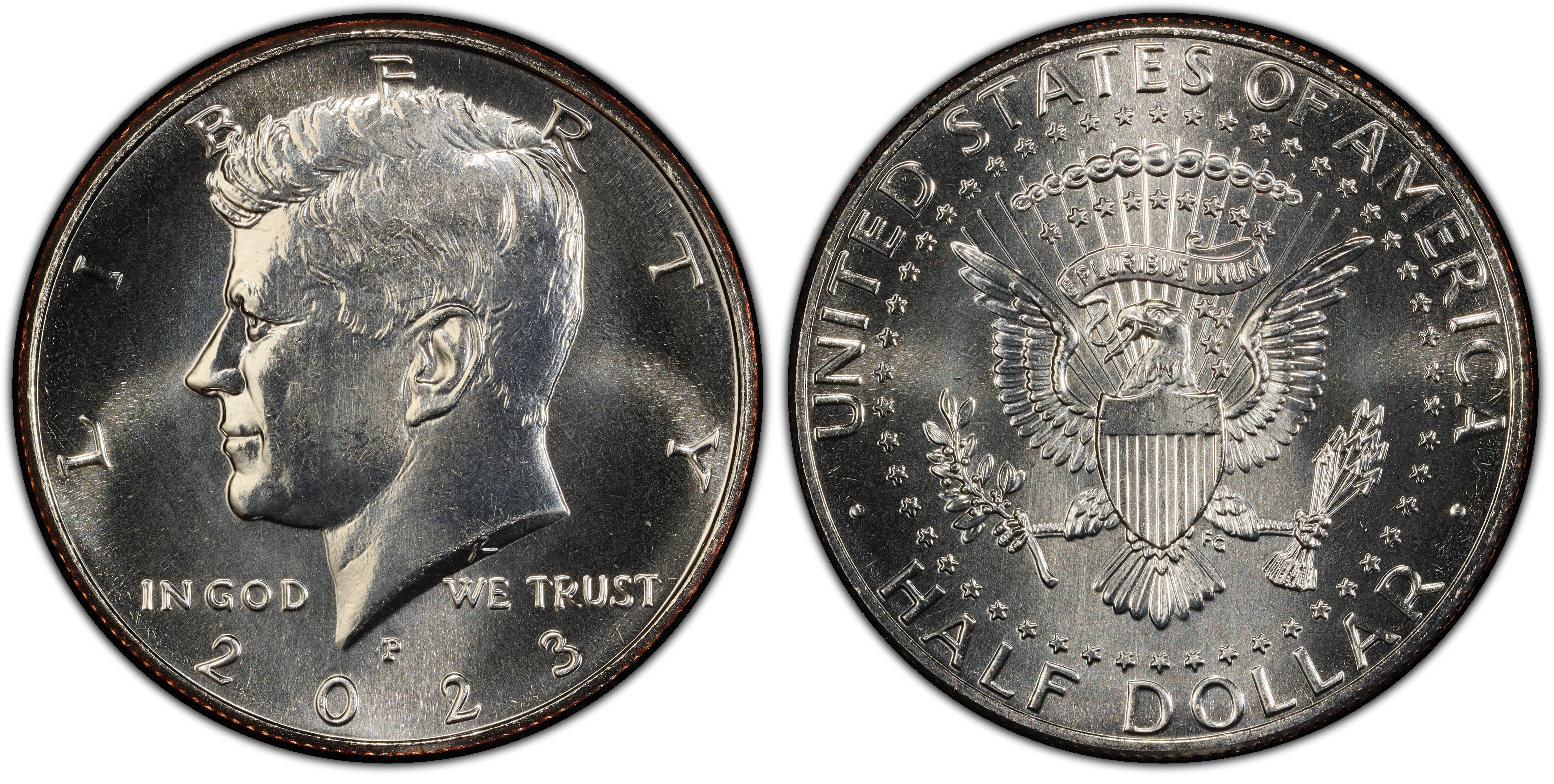 ネットオフ 送料得店  Kennedy Strike) (Regular 50C 2023-P Half CoinFacts PCGS - Dollar 貨幣