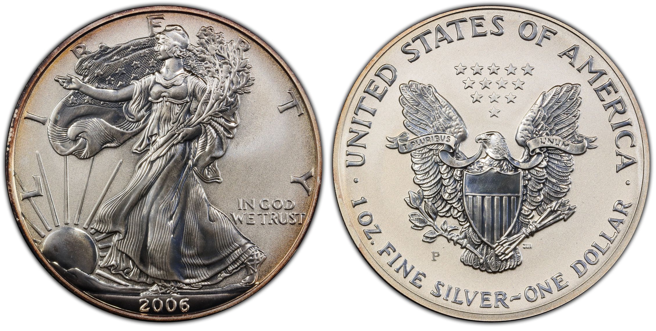 2006-P $1 Eagle-20th Anniversary Reverse Proof (Proof) Silver