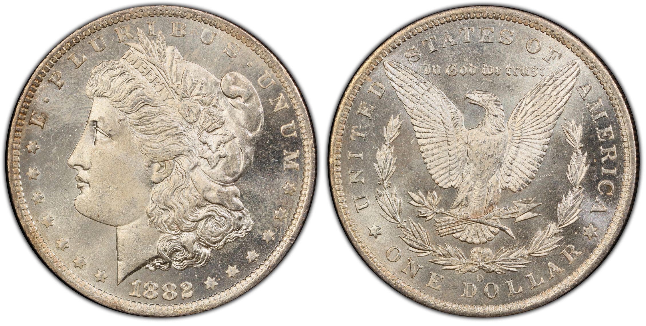 1882-O $1, PL (Regular Strike) Morgan Dollar - PCGS CoinFacts