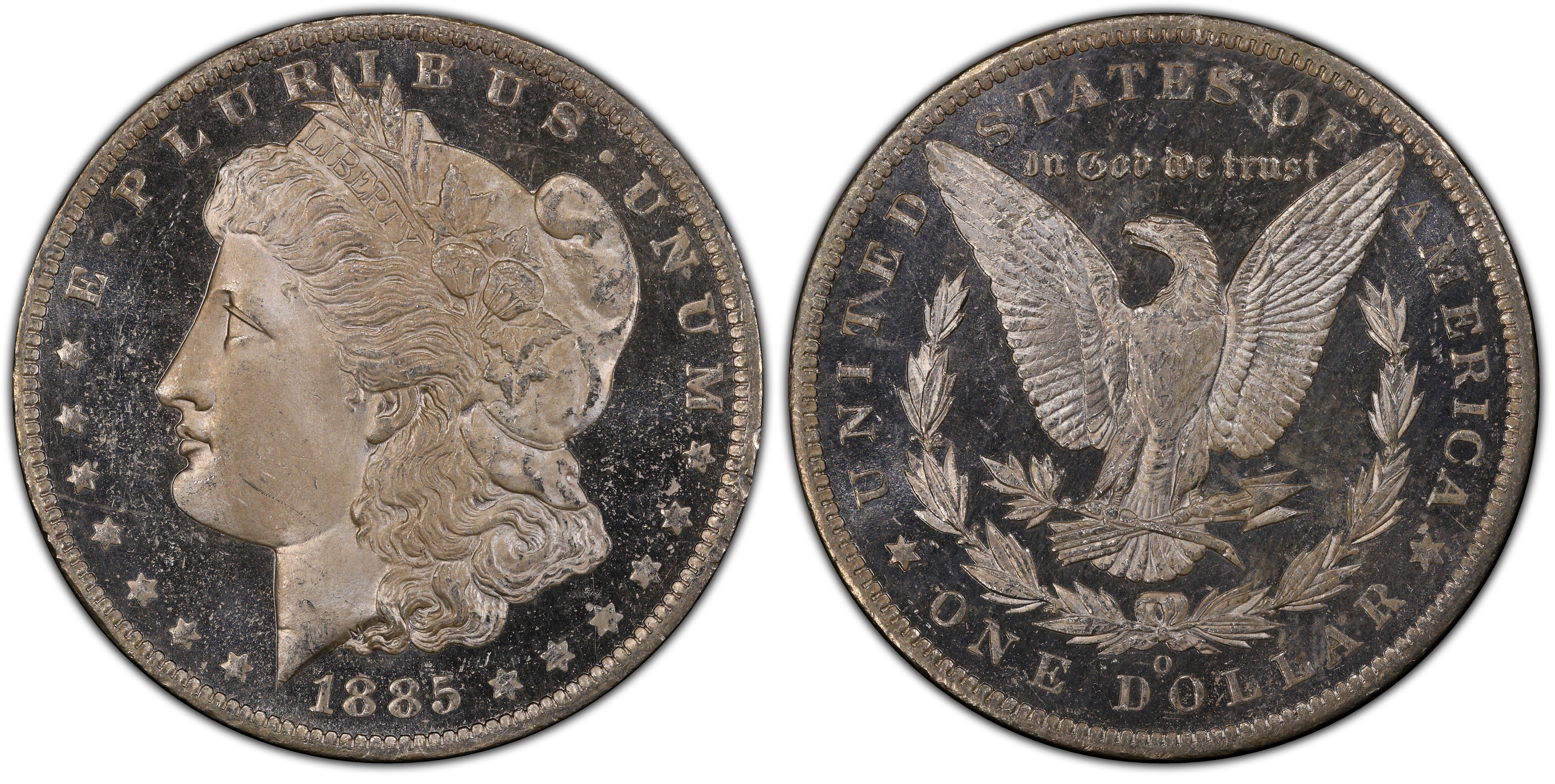 1885-O $1, DMPL (Regular Strike) Morgan Dollar - PCGS CoinFacts