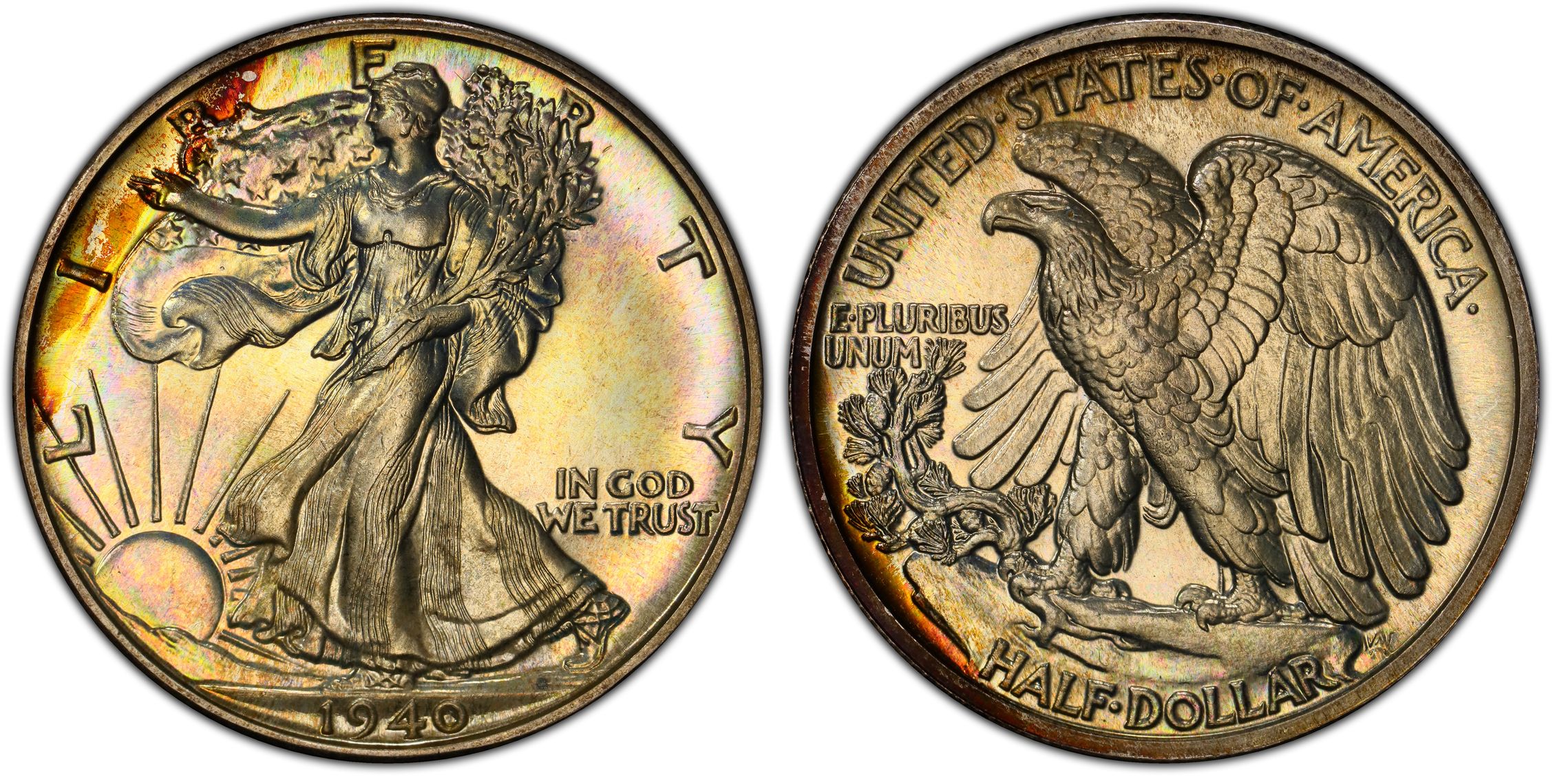 1940 50C Proof Walking Liberty Half Dollar PCGS CoinFacts