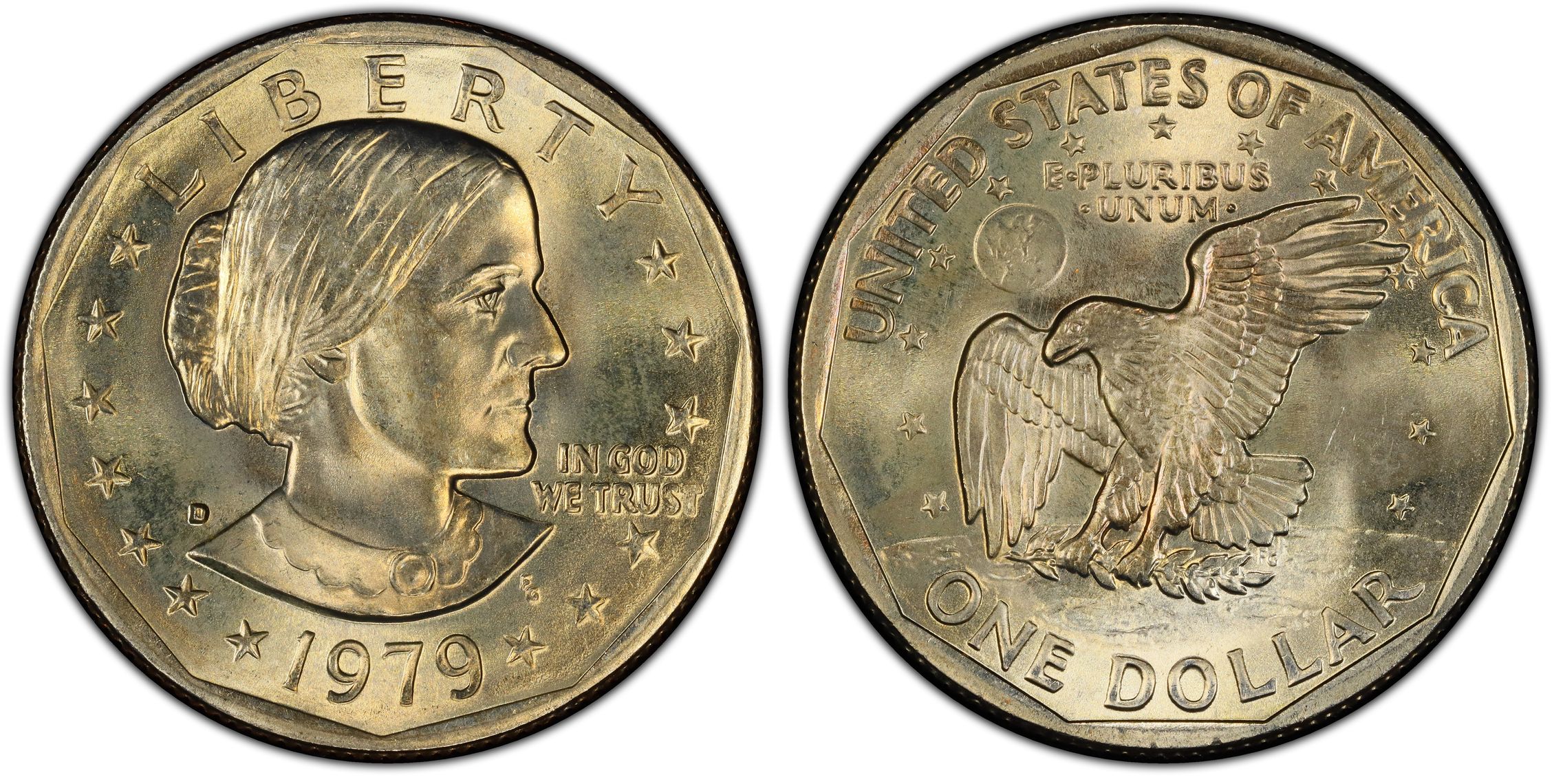 1979-D SBA$1 (Regular Strike) Susan B. Anthony Dollar - PCGS CoinFacts