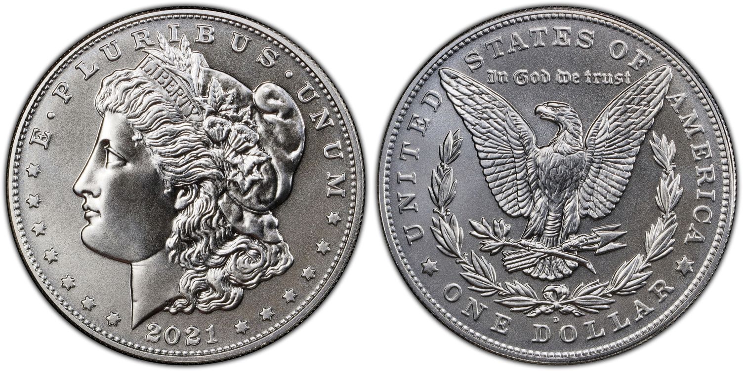 2021-D $1 Morgan Dollar 100th Anniversary (Regular Strike) Modern 