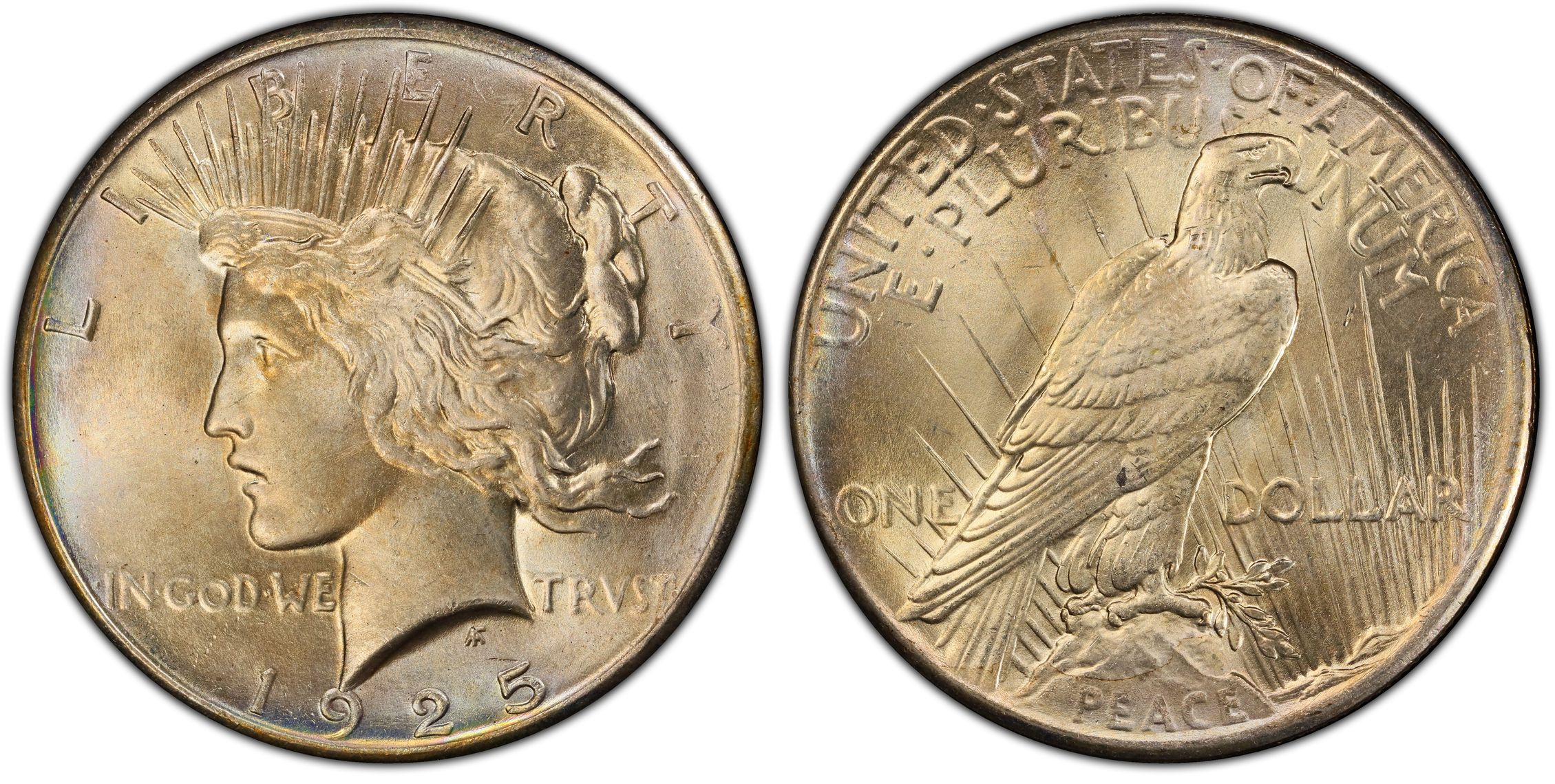 1925 1 Regular Strike Peace Dollar PCGS CoinFacts