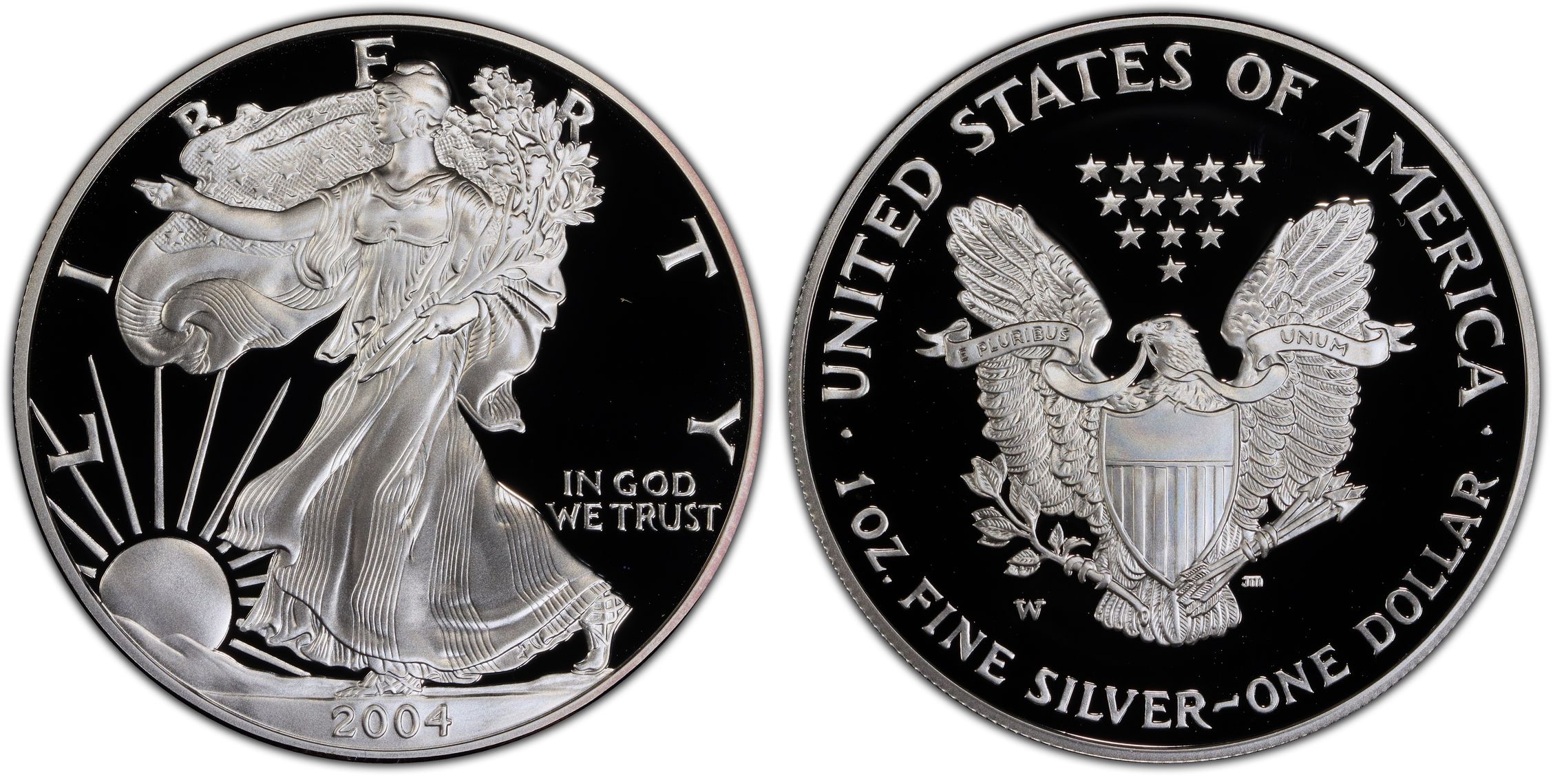 2004-W $1 Silver Eagle, DCAM (Proof) Silver Eagles - PCGS CoinFacts