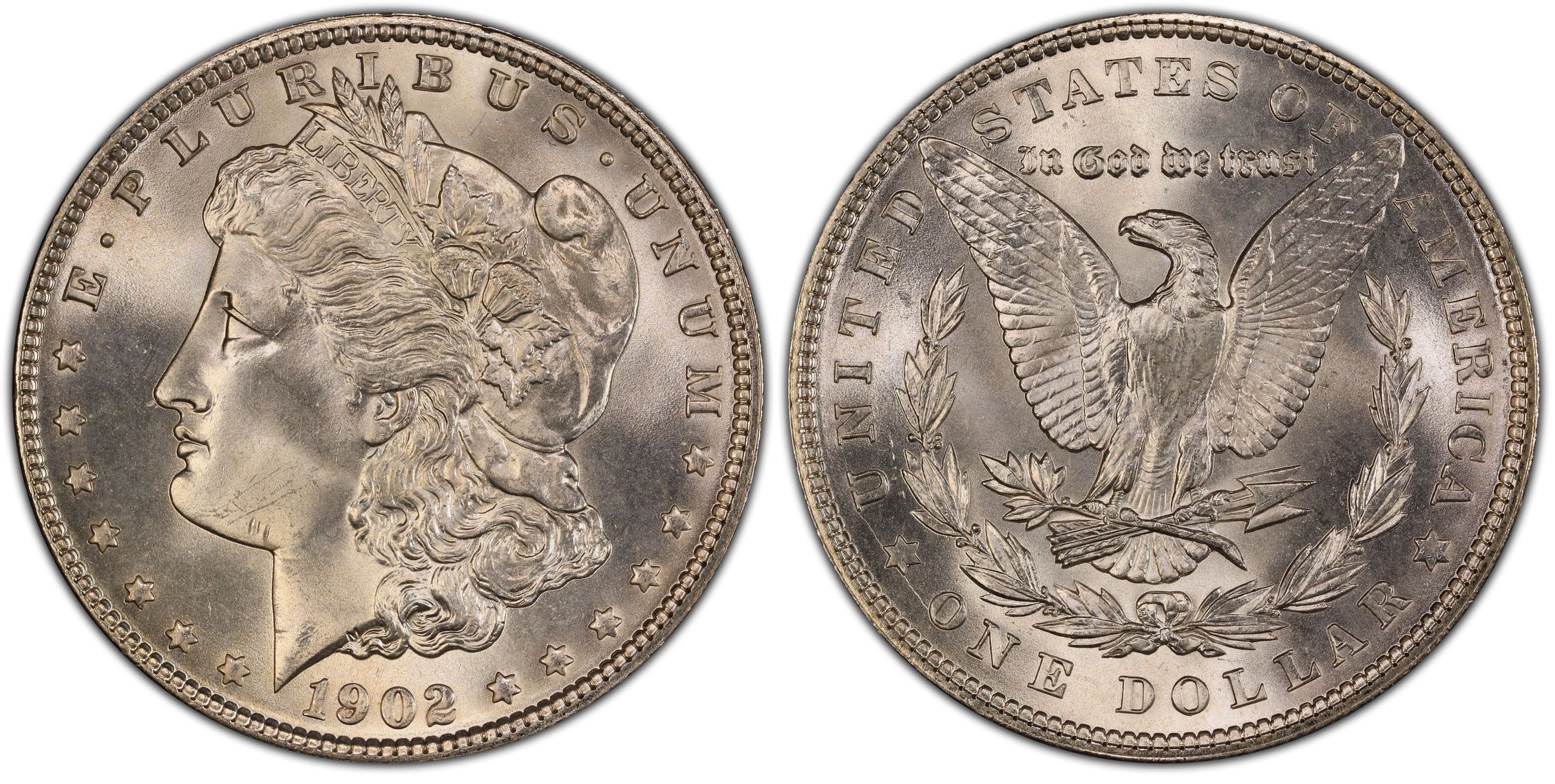 1902 1 Regular Strike Morgan Dollar PCGS CoinFacts