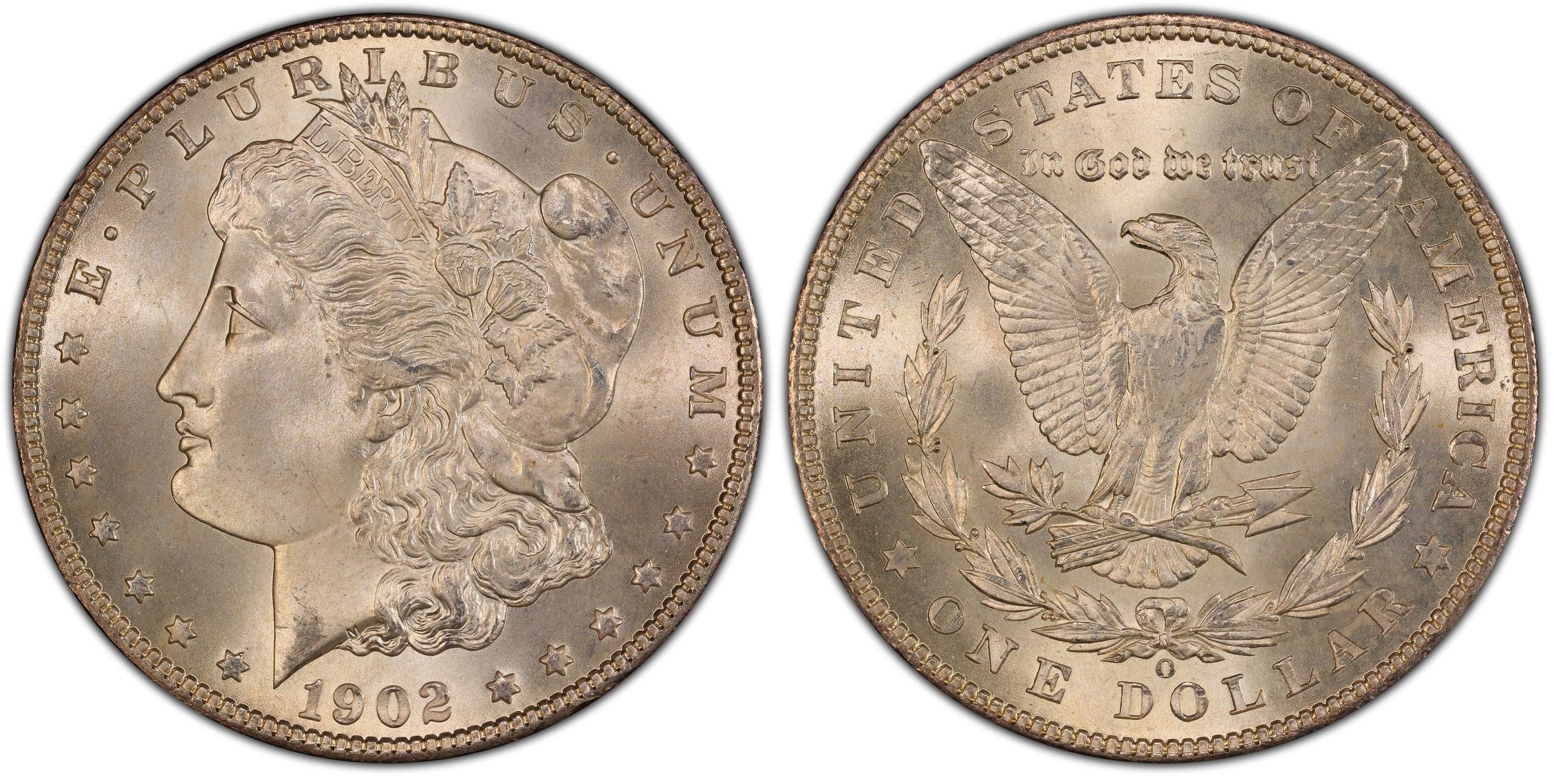 1902 O 1 Regular Strike Morgan Dollar PCGS CoinFacts