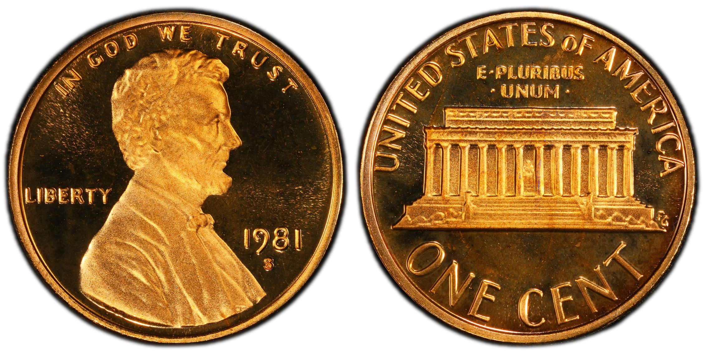 1981-S 1C Type 1, DCAM (Proof) Lincoln Cent (Modern) - PCGS CoinFacts