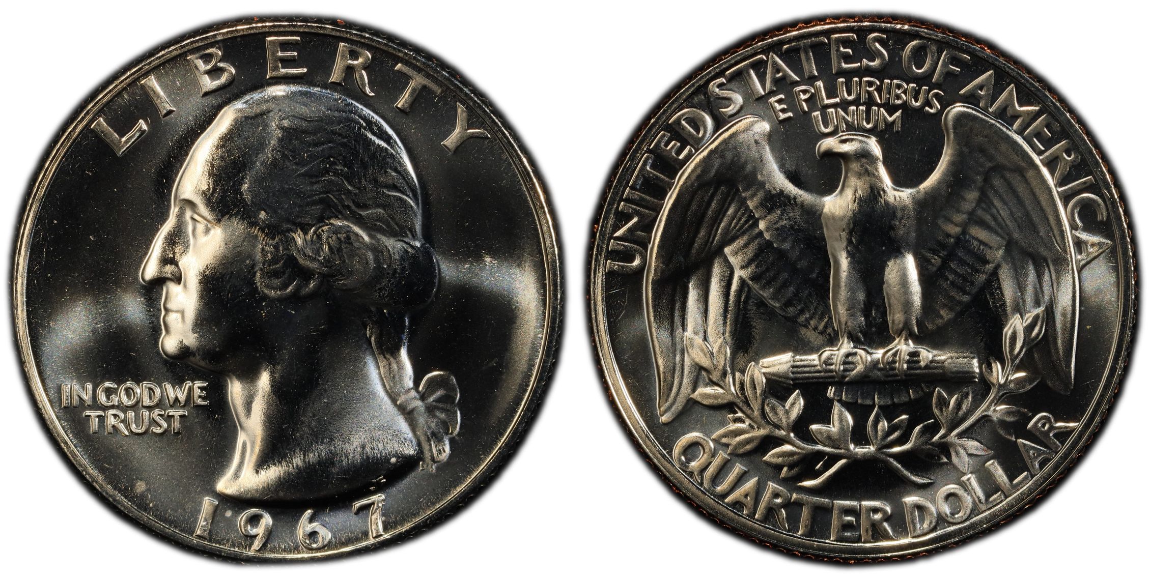 1967 25C SMS (Special Strike) Washington Quarter - PCGS CoinFacts