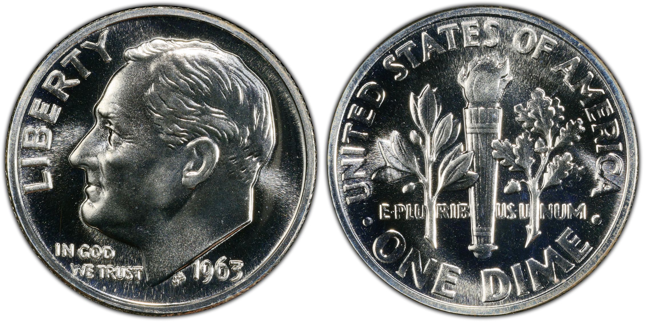 1963 10C (Proof) Roosevelt Dime - PCGS CoinFacts