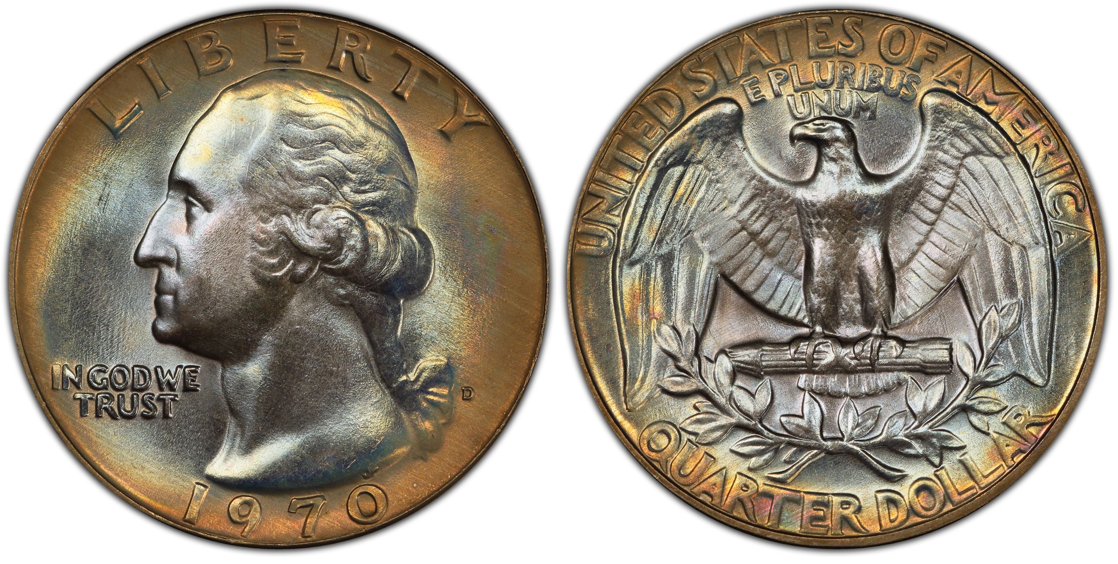 1970-D 25C (Regular Strike) Washington Quarter - PCGS CoinFacts