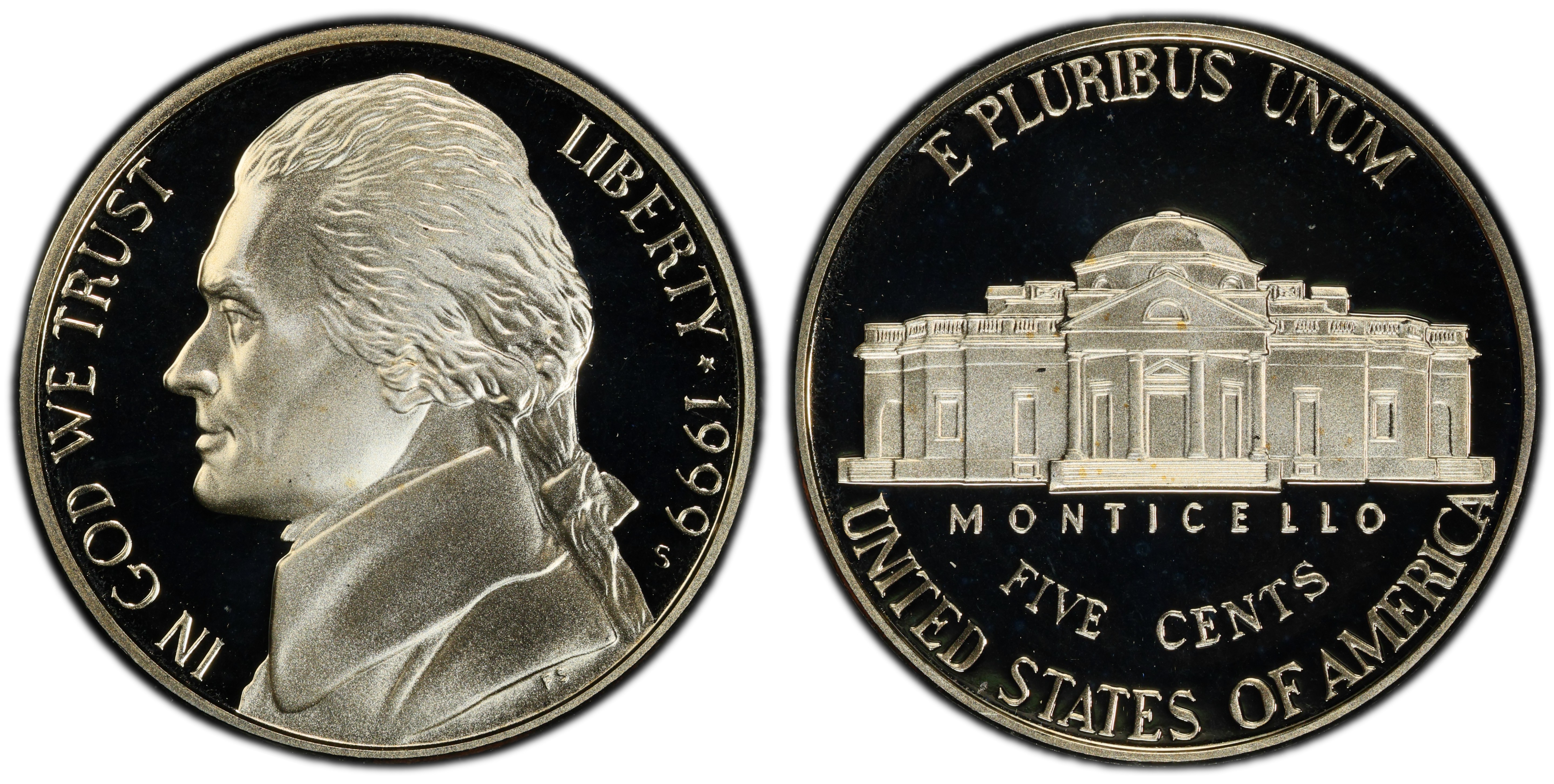 1999-S 5C, DCAM (Proof) Jefferson Nickel - PCGS CoinFacts