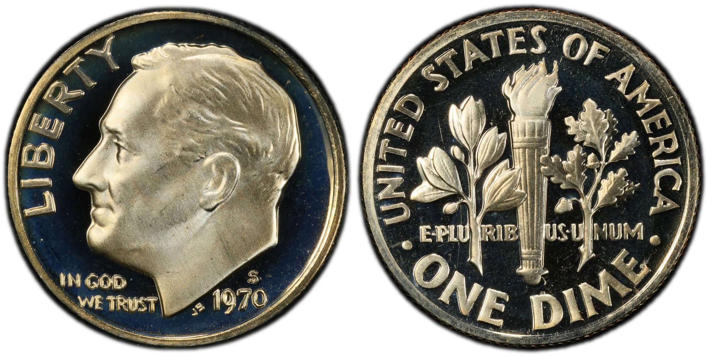 1970-S 10C, DCAM (Proof) Roosevelt Dime - PCGS CoinFacts