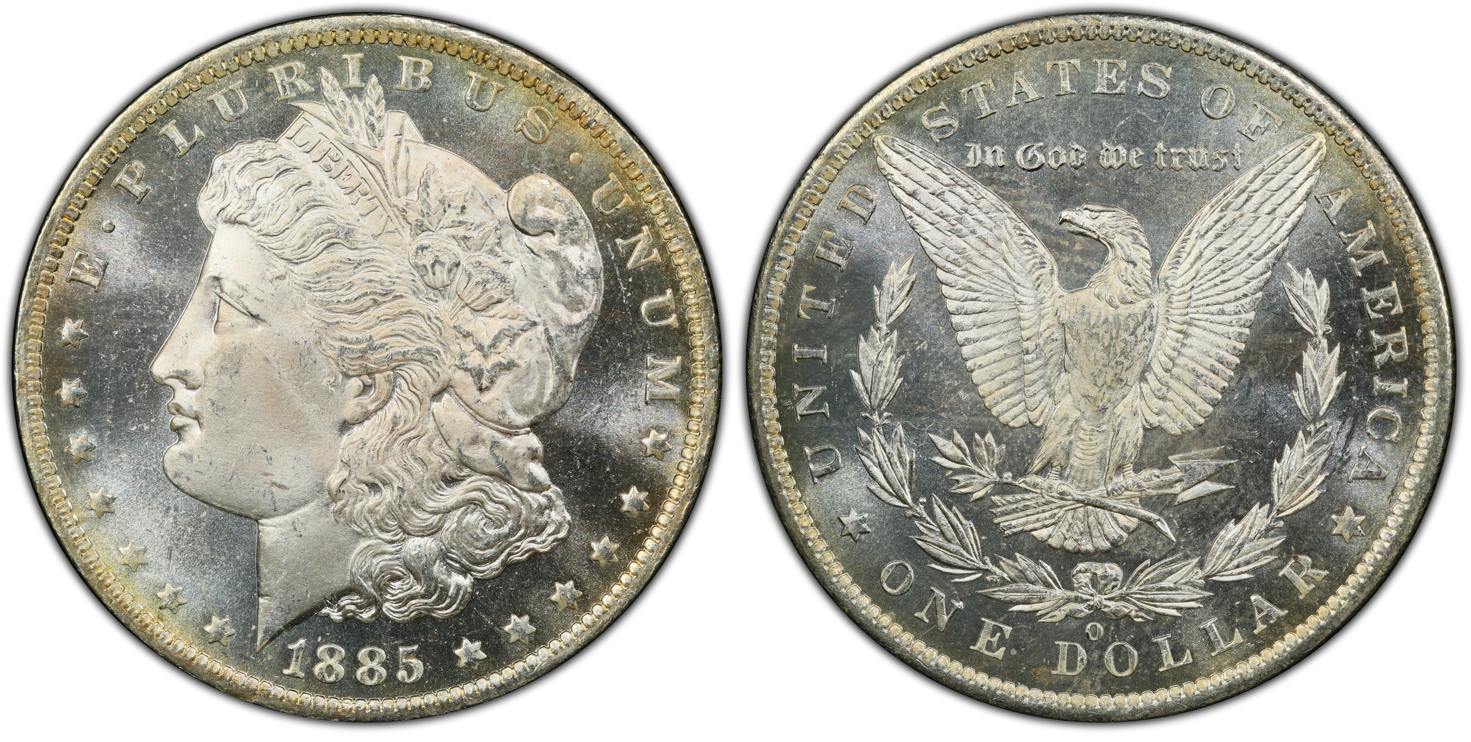 1885 O PCGS MS66+ モーガン シルバー ダラー $1 米国造幣局