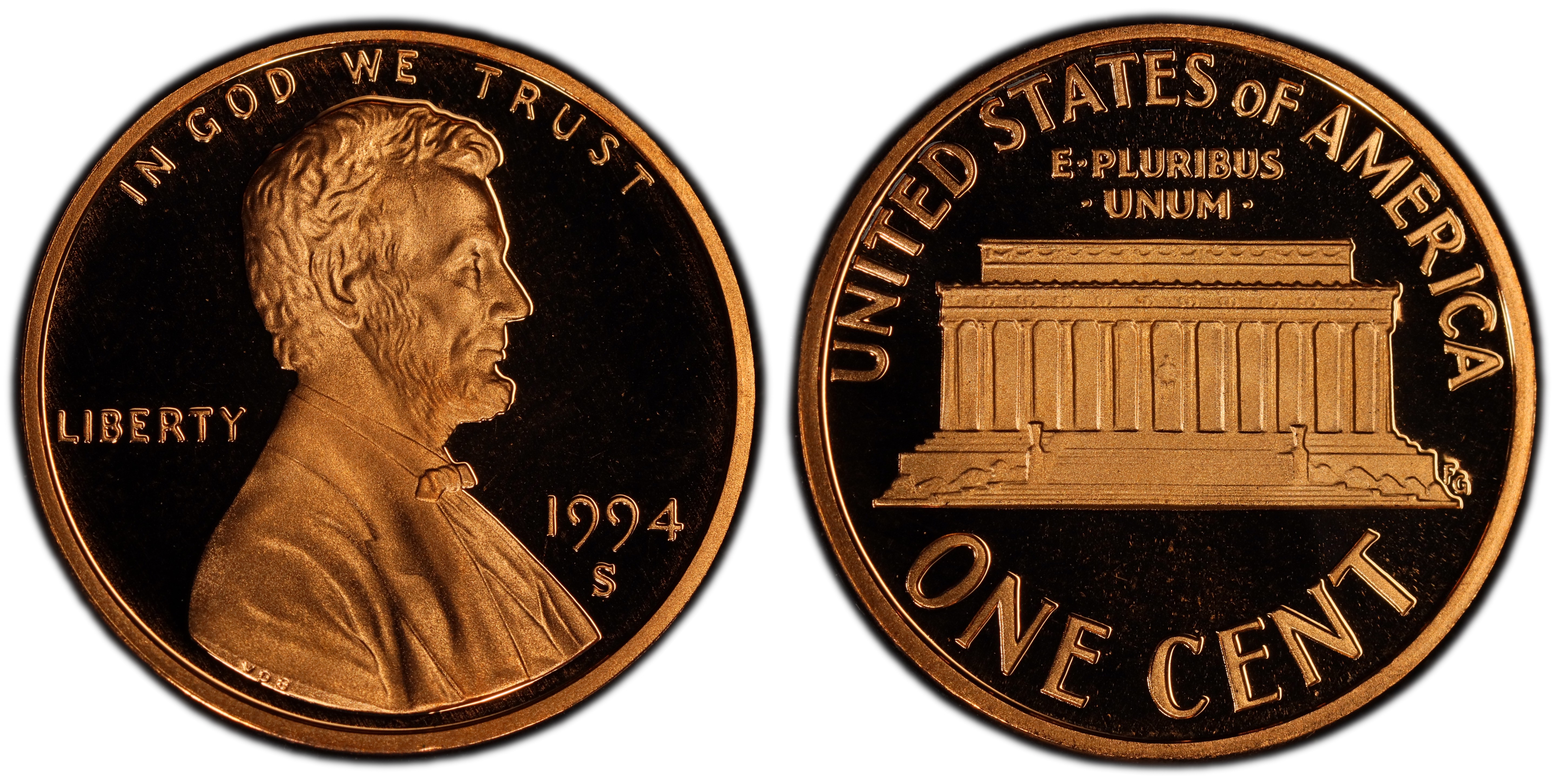 1994-S 1C, DCAM (Proof) Lincoln Cent (Modern) - PCGS CoinFacts