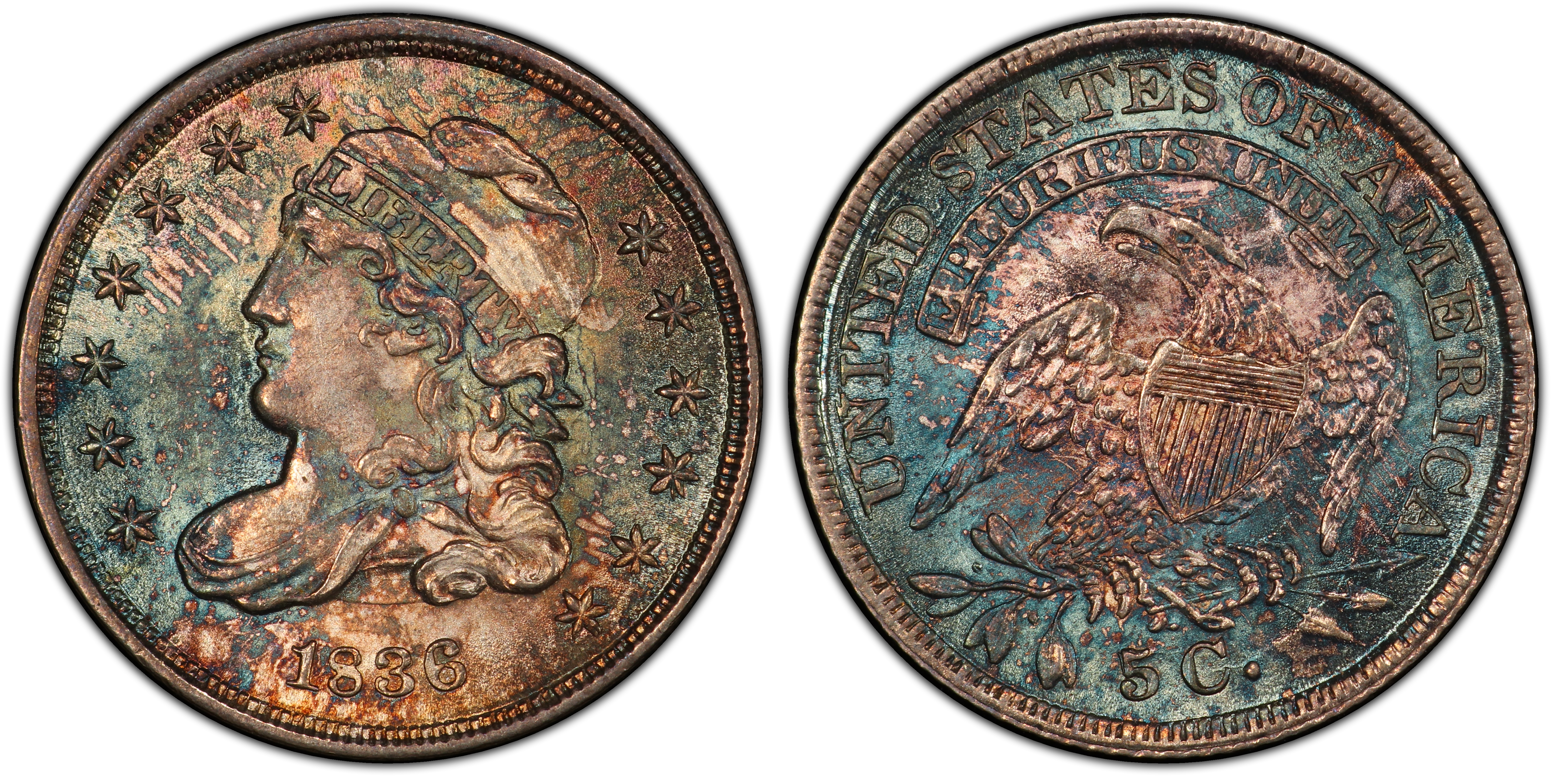 1836 Capped Bust Quarter Mint State (MS) Pricing Guide | The