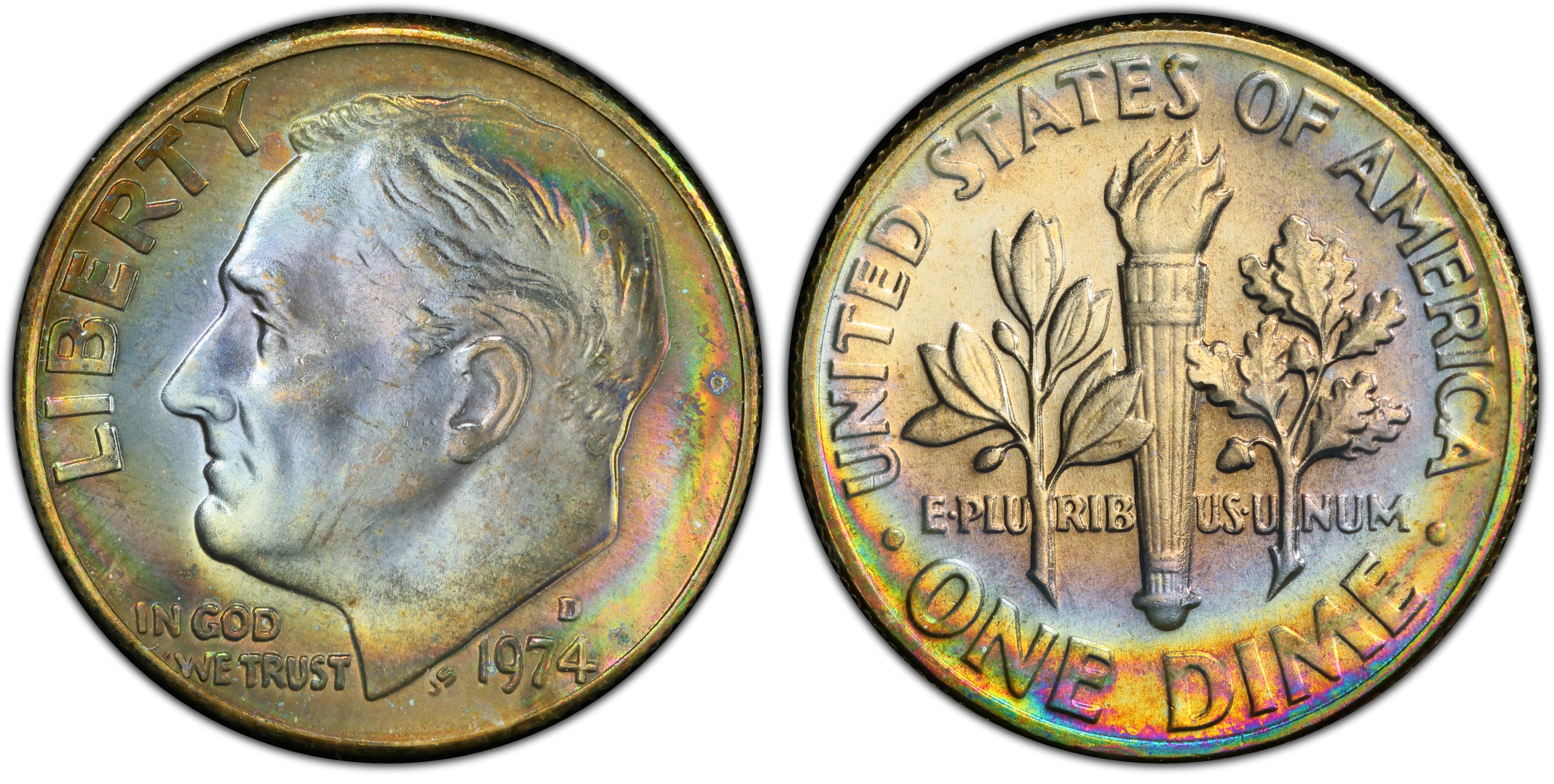 1974-D 10C (Regular Strike) Roosevelt Dime - PCGS CoinFacts