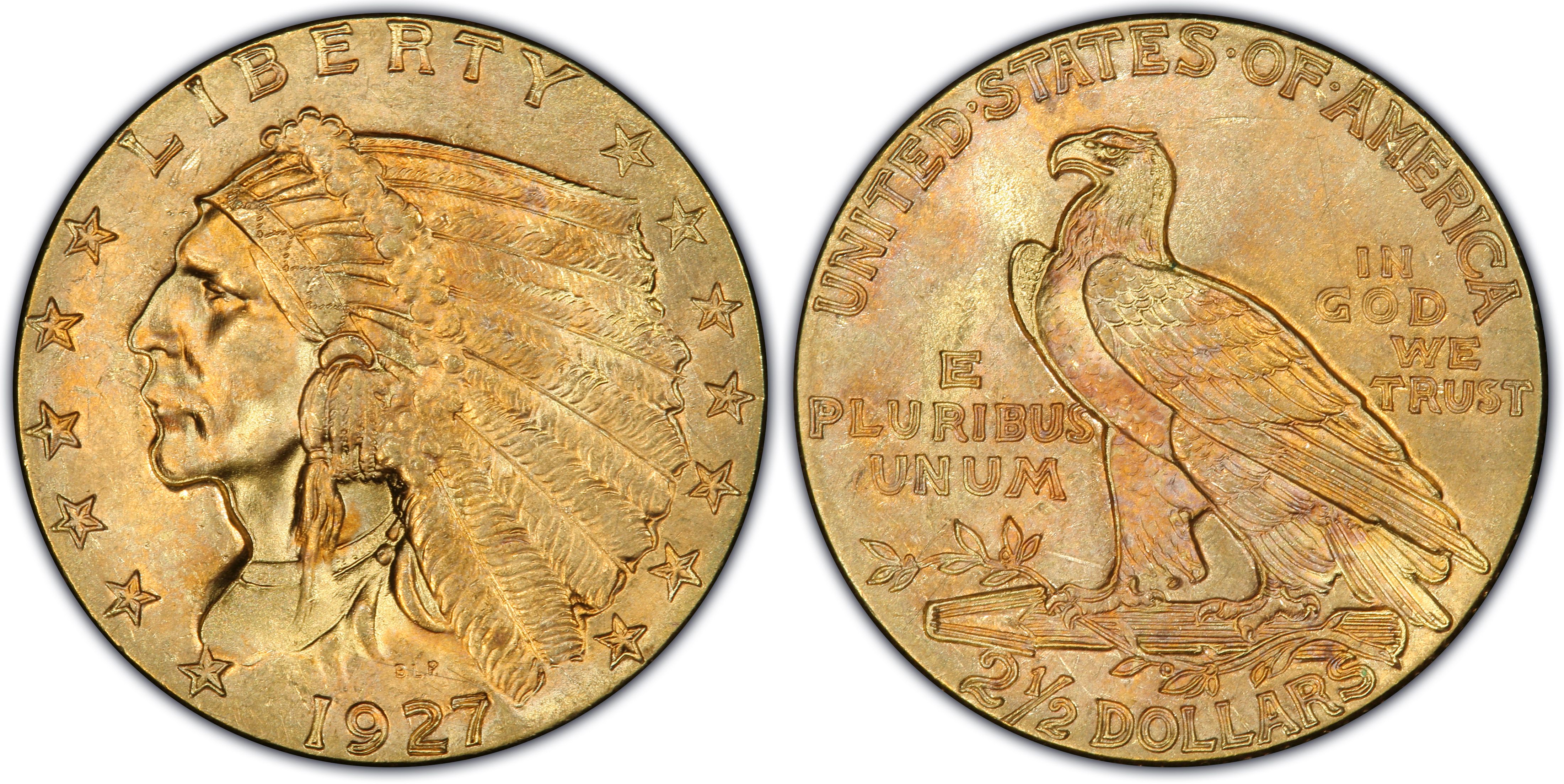 1927 $2.50 (Regular Strike) Indian $2.5 - PCGS CoinFacts