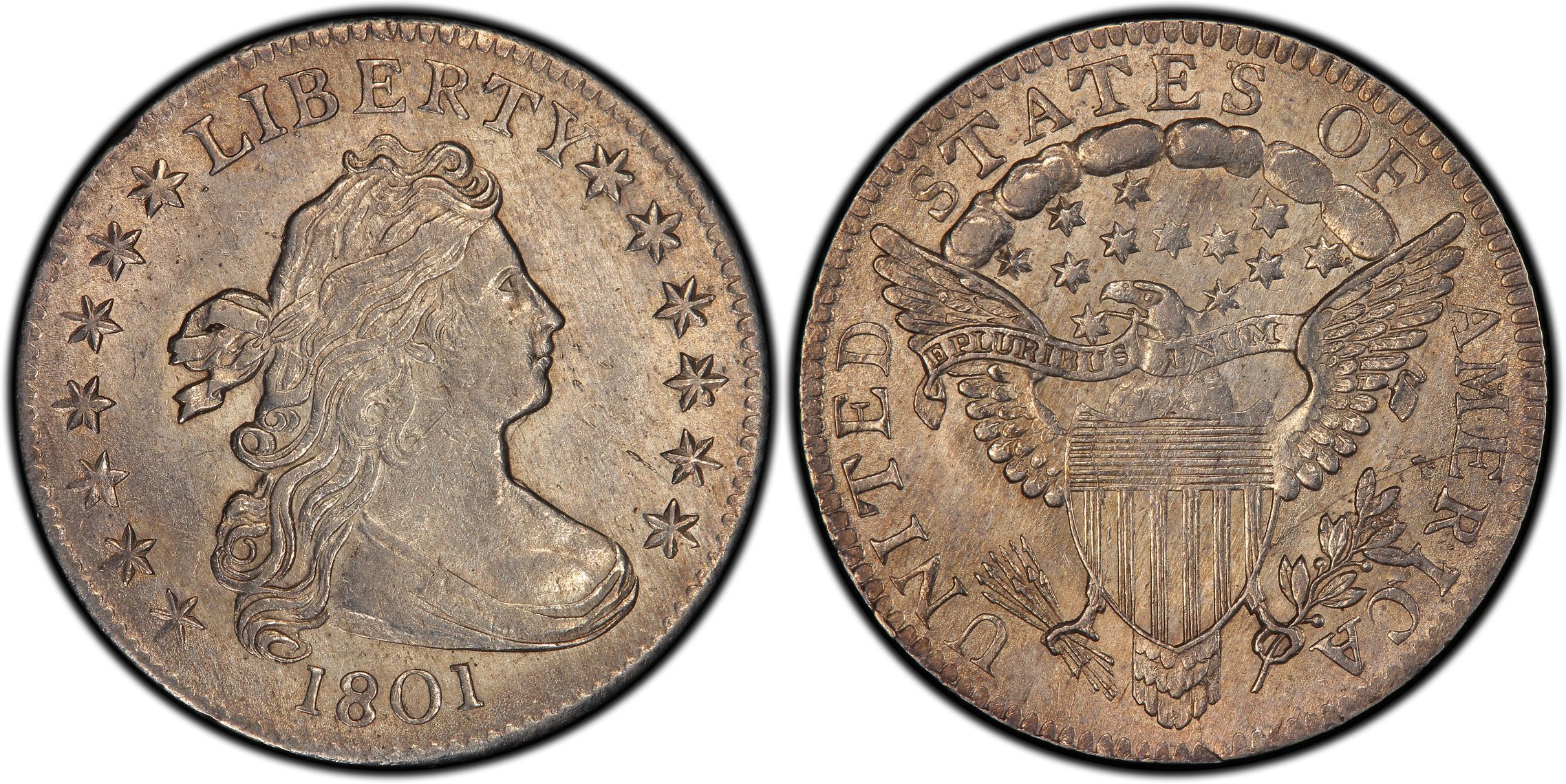 1801 10C JR-2 (Regular Strike) Draped Bust Dime - PCGS CoinFacts